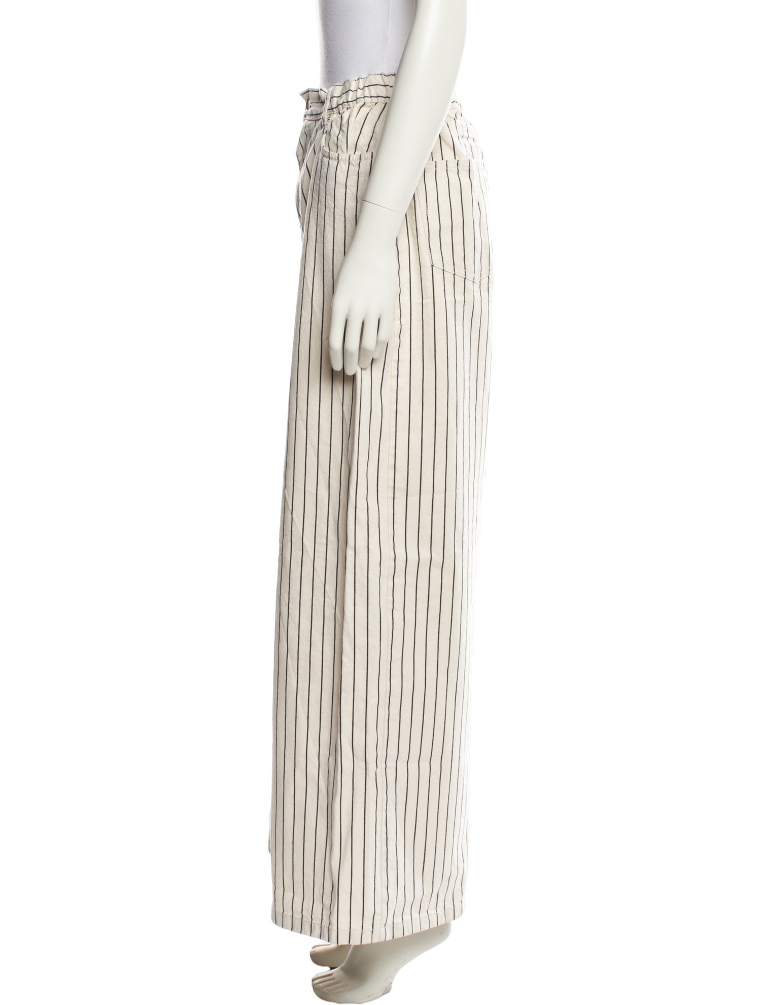 The Frankie Shop Striped Wide Leg Pants