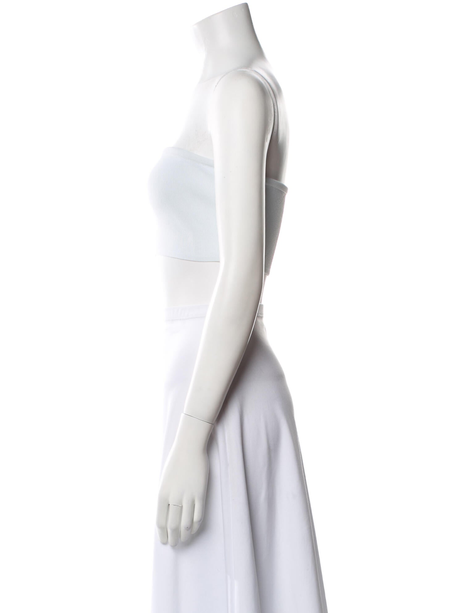 The Frankie Shop Strapless Crop Top