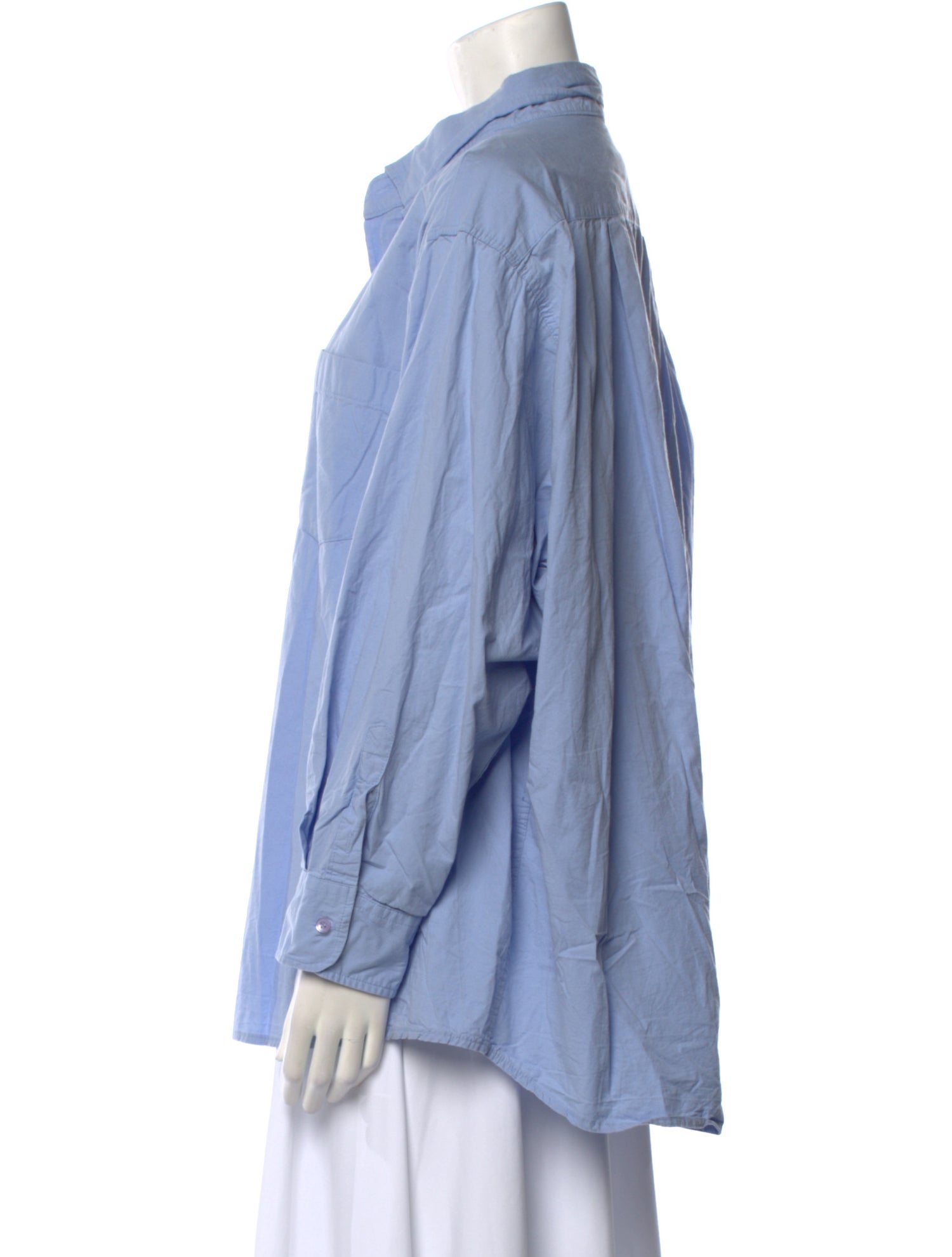 The Frankie Shop Long Sleeve Button-Up Top