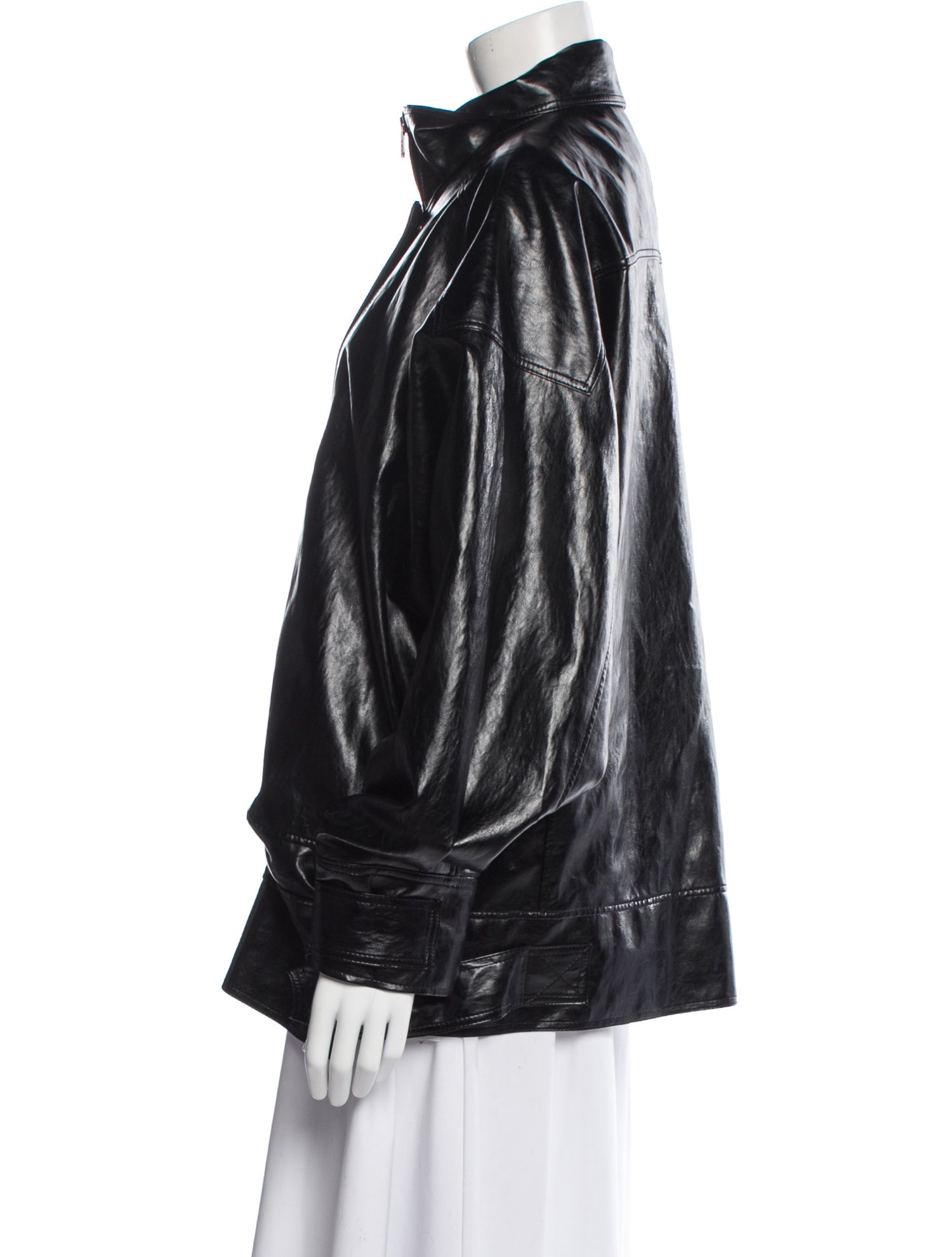 The Frankie Shop Leather Jacket