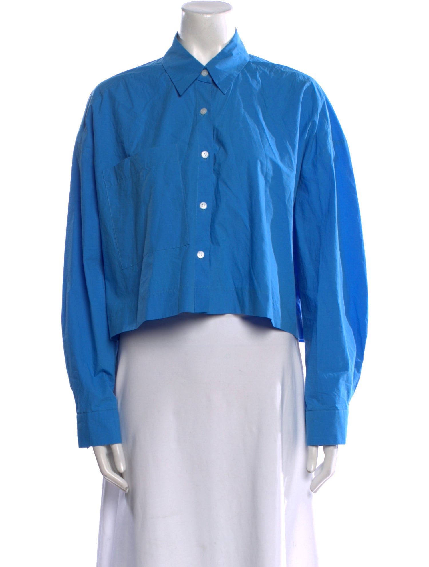 The Frankie Shop Long Sleeve Crop Top