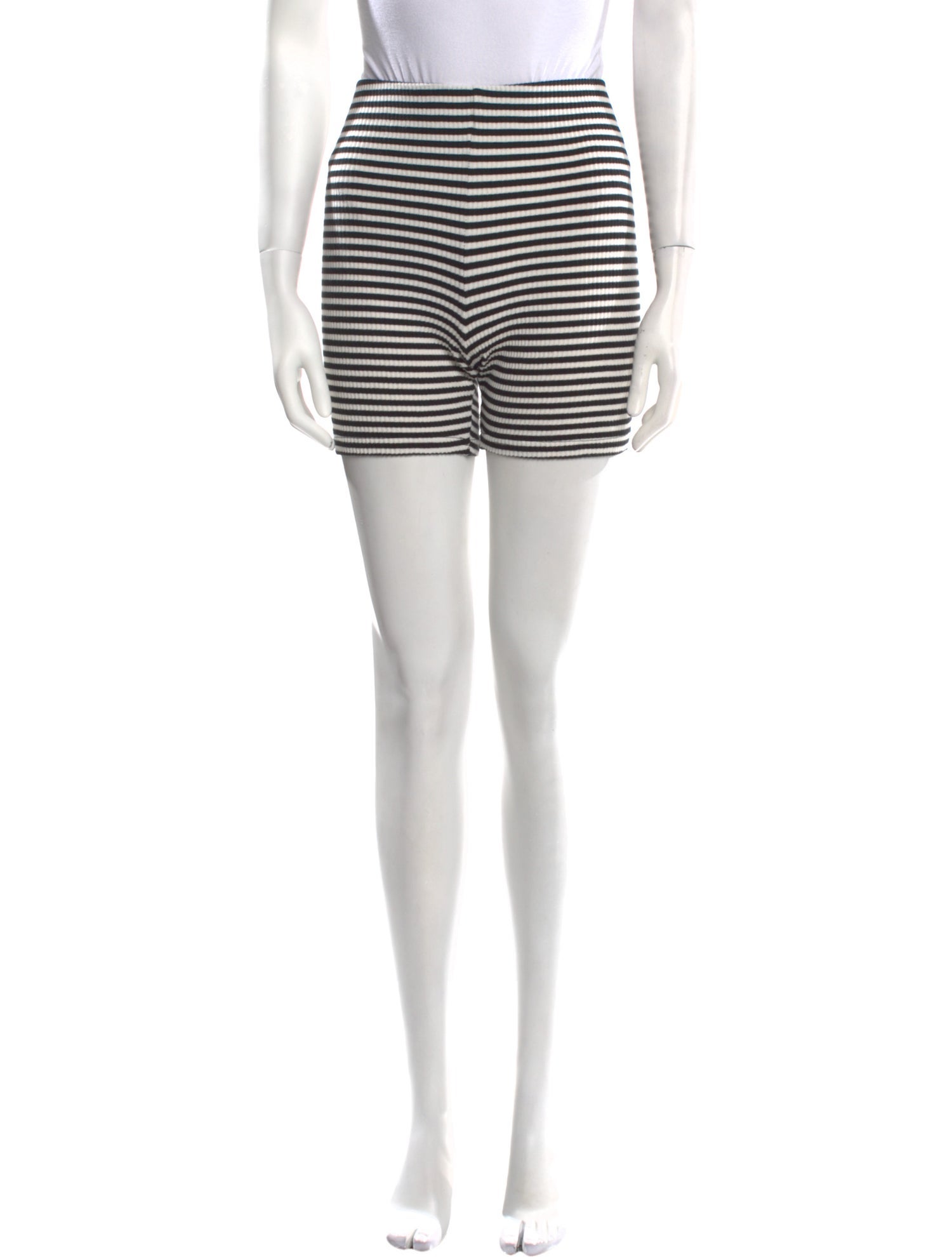 The Frankie Shop Striped Mini Shorts