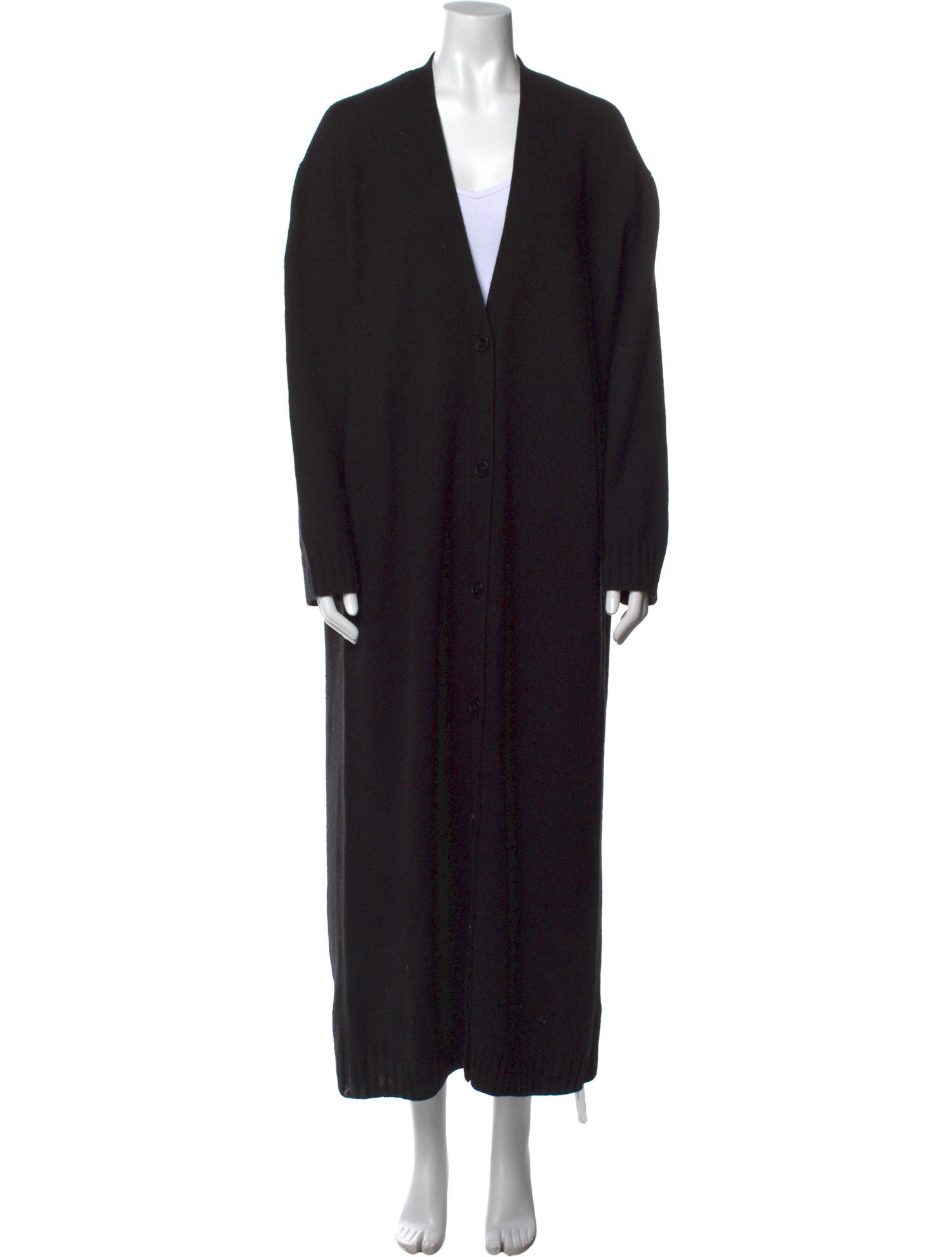 The Frankie Shop Merino Wool V-Neck Sweater