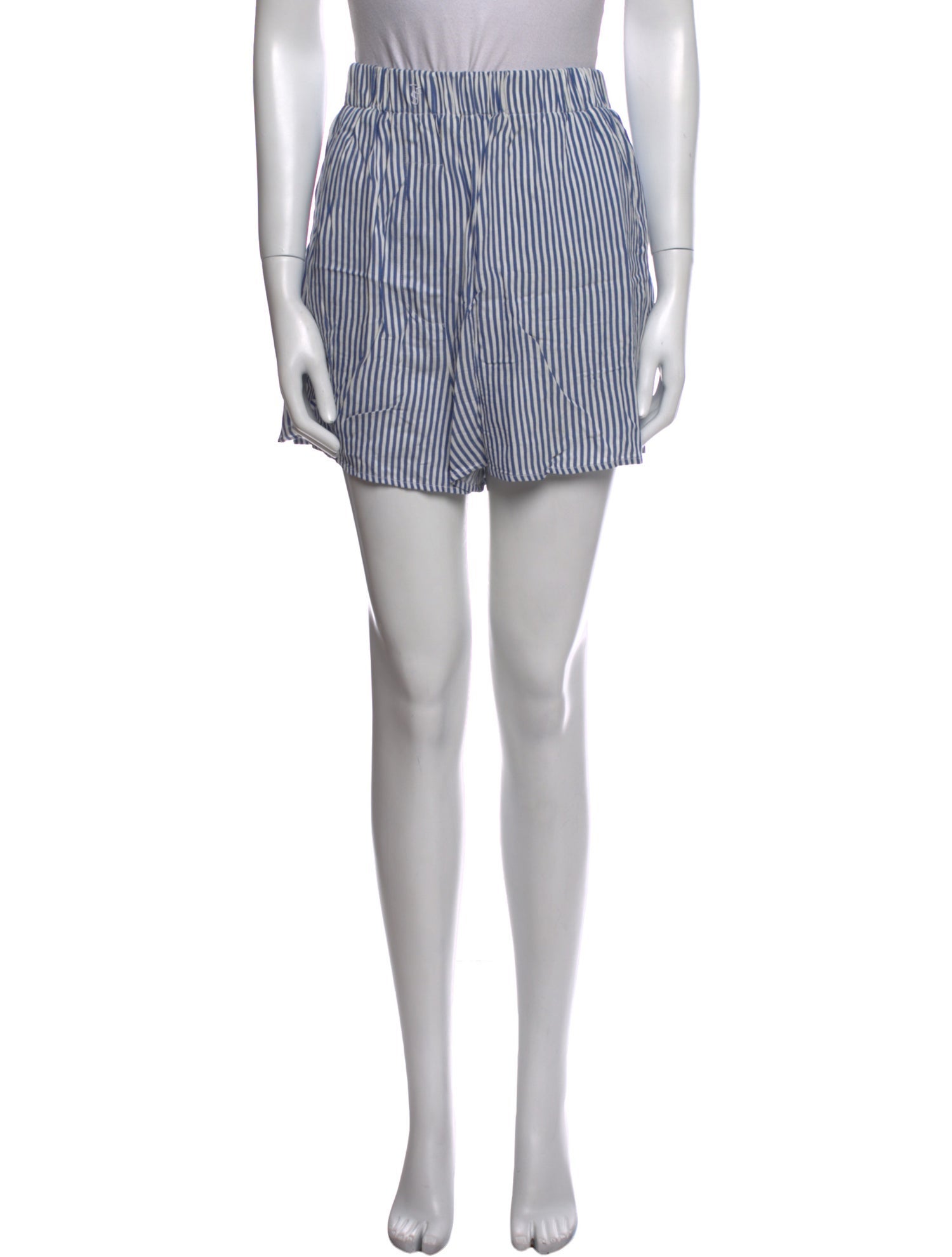 The Frankie Shop Striped Mini Shorts