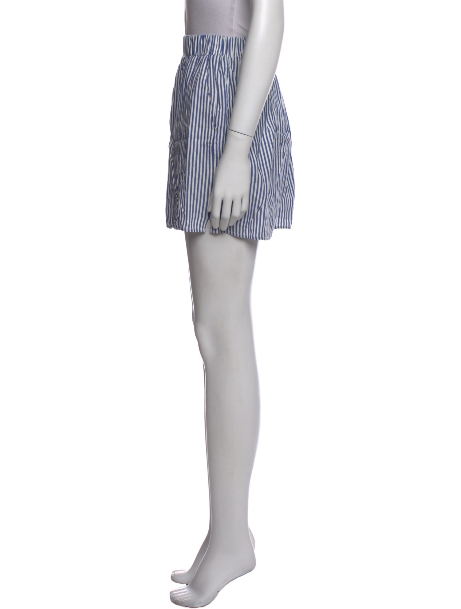 The Frankie Shop Striped Mini Shorts