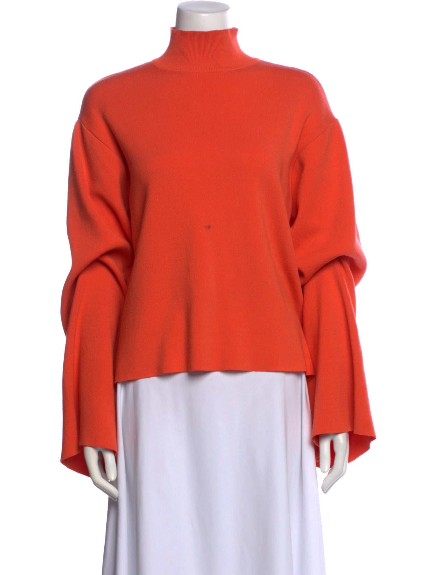 The Frankie Shop Mock Neck Long Sleeve Sweatshirt