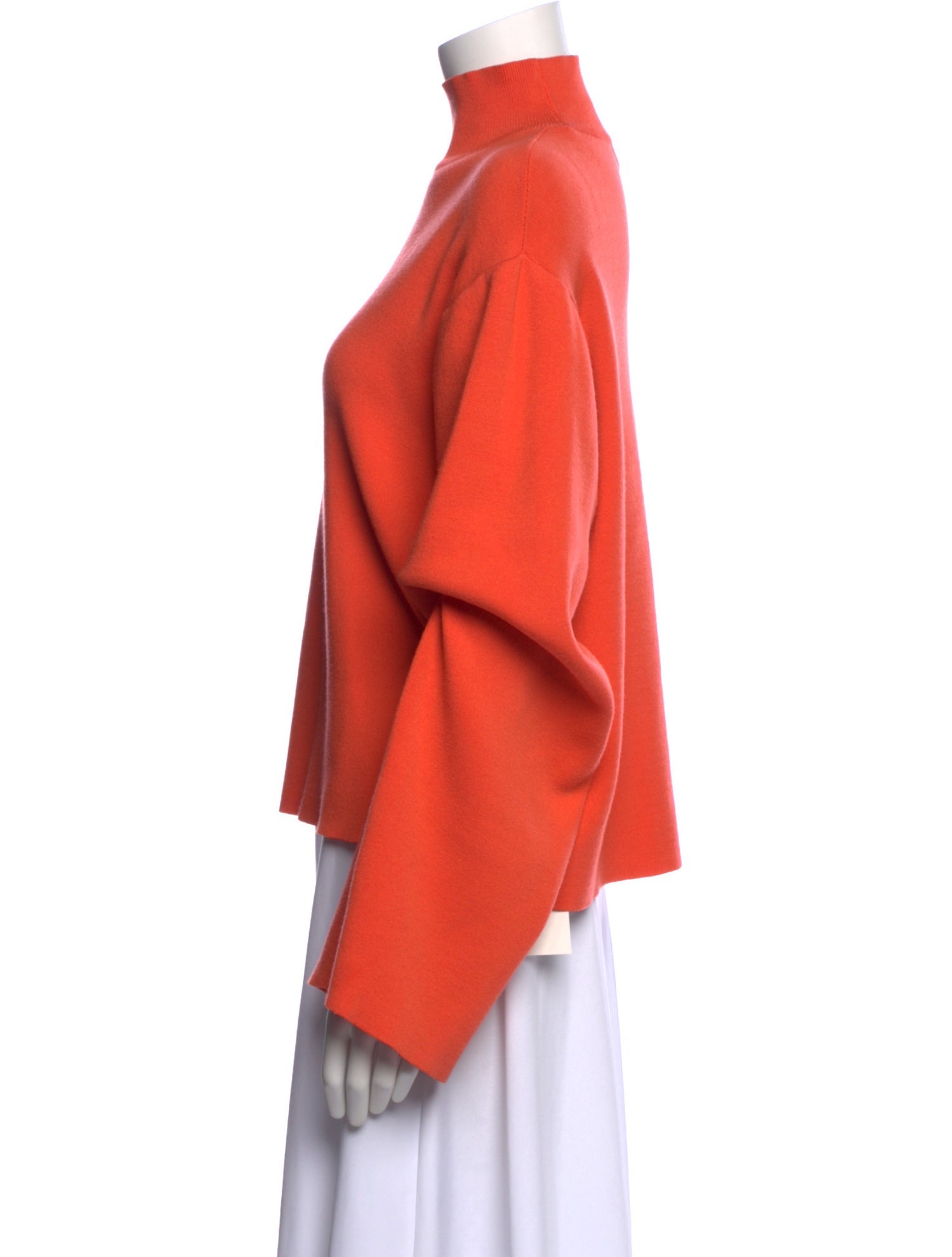 The Frankie Shop Mock Neck Long Sleeve Sweatshirt