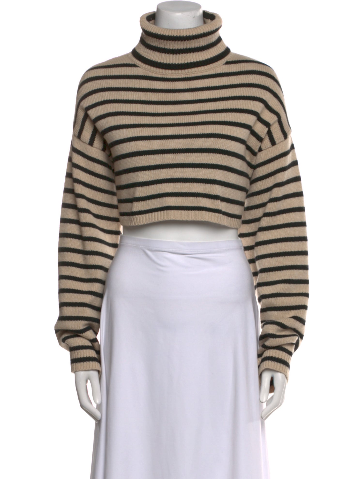 The Frankie Shop Striped Turtleneck Sweater