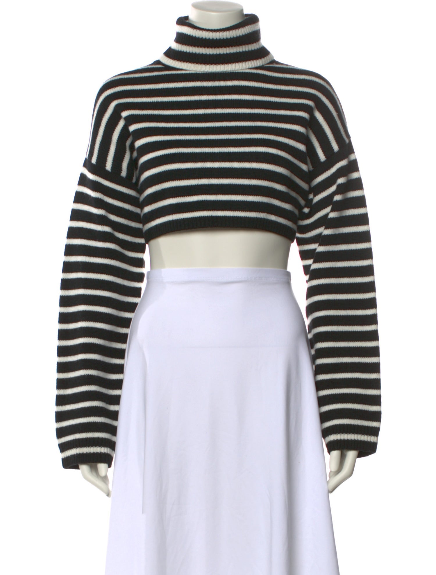 The Frankie Shop Striped Turtleneck Sweater