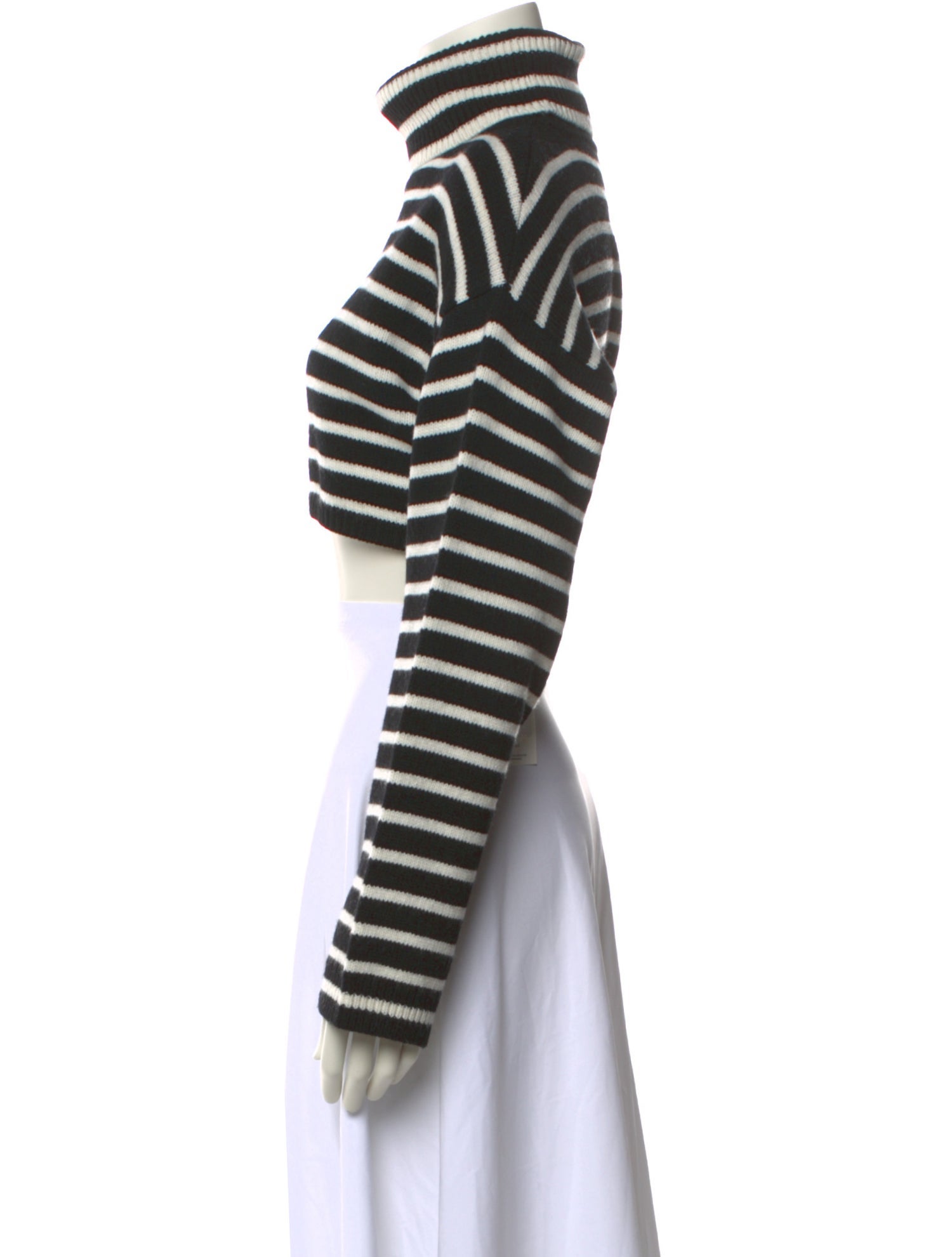 The Frankie Shop Striped Turtleneck Sweater