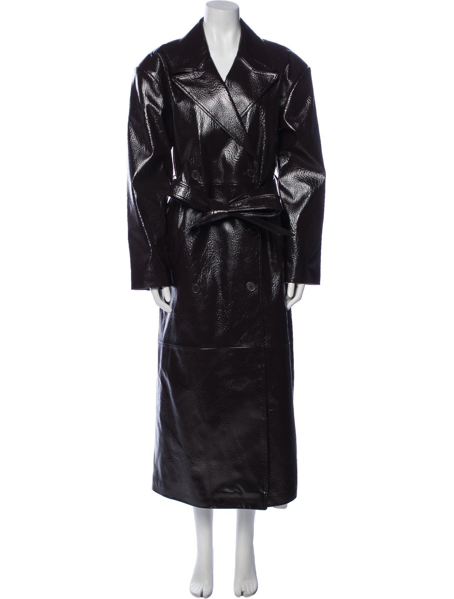 The Frankie Shop Printed Trench Coat