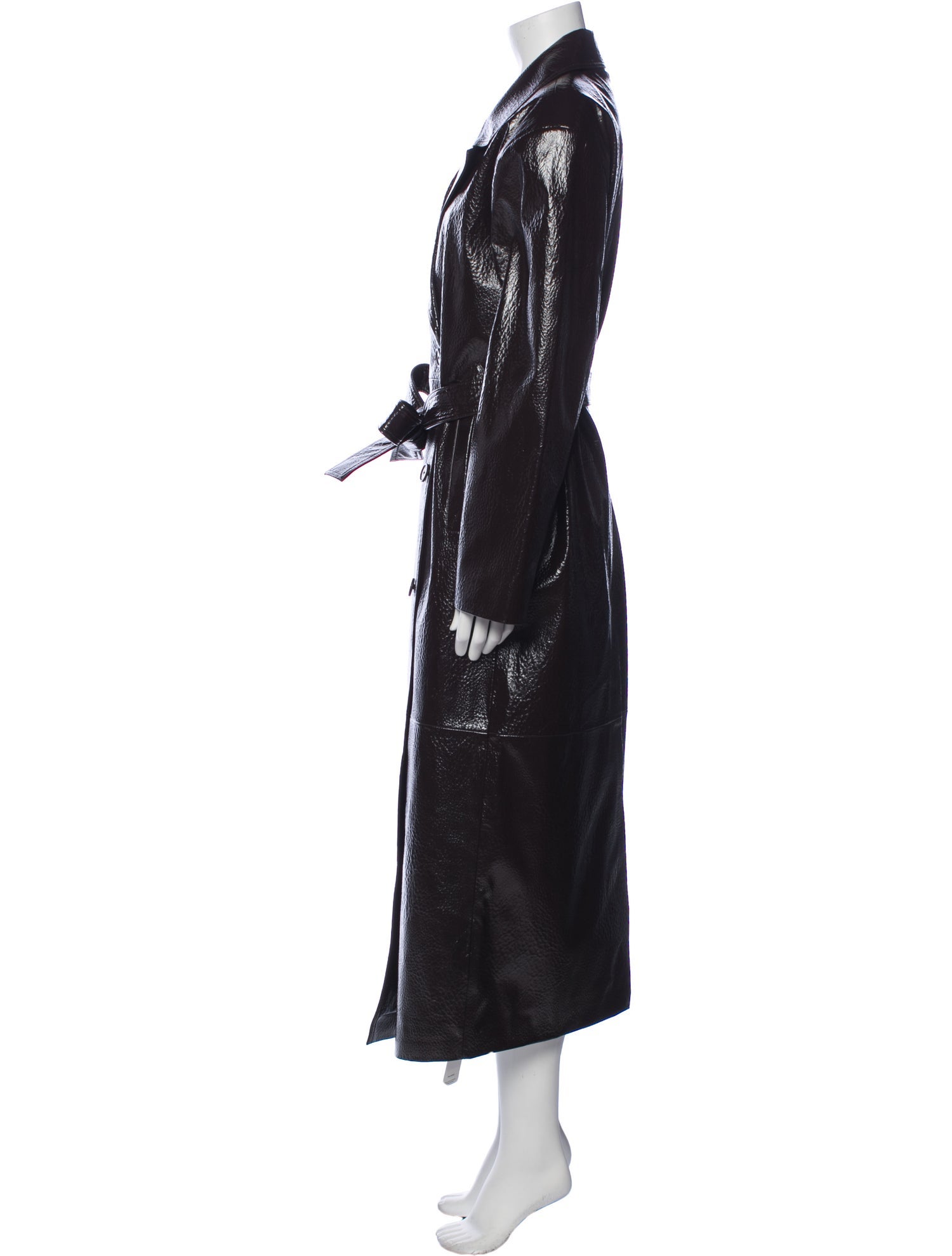 The Frankie Shop Printed Trench Coat