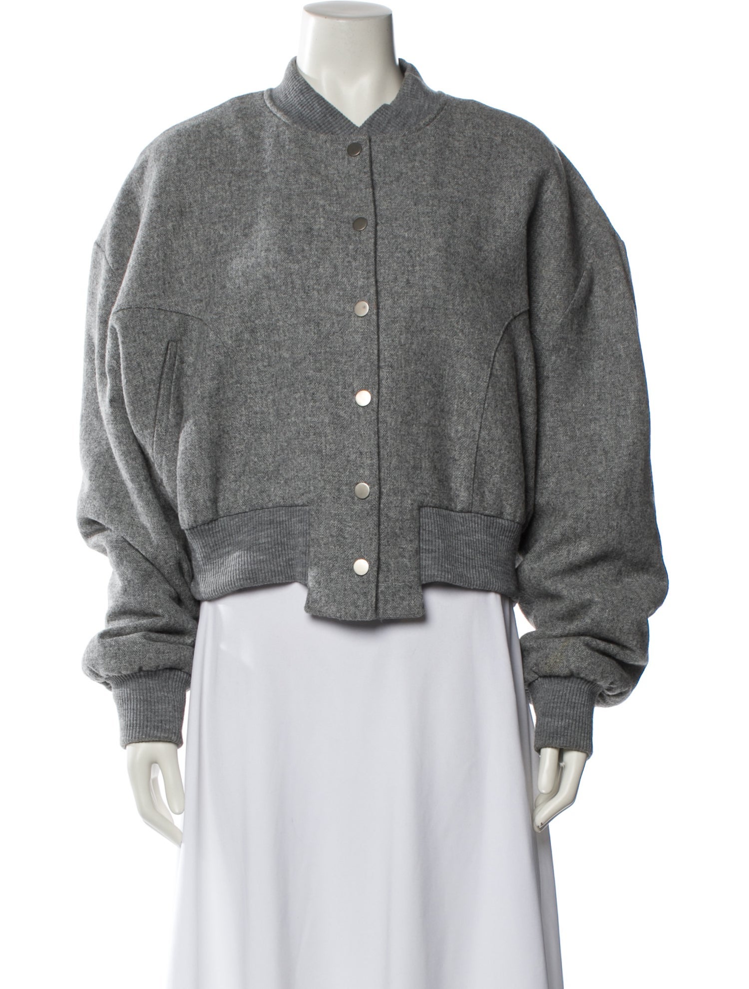 The Frankie Shop Wool Bomber Jacket