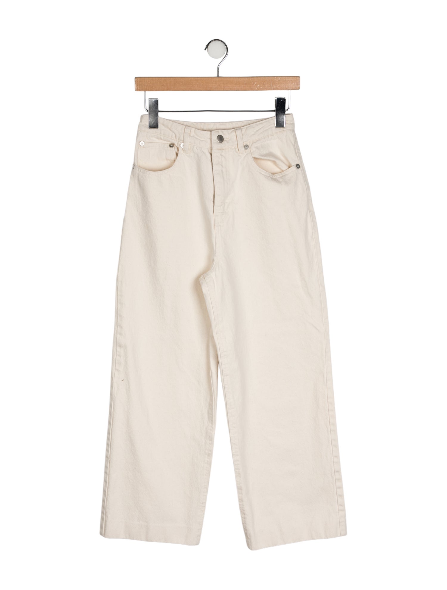 The Frankie Shop High-Rise Wide Leg Jeans