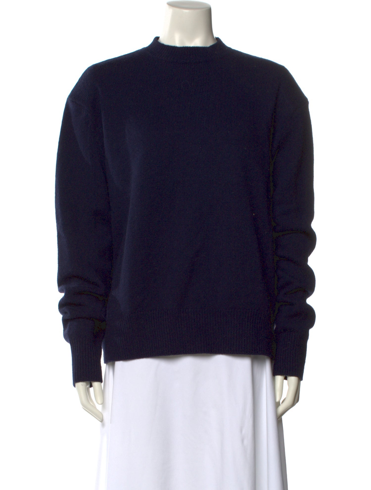 The Frankie Shop Merino Wool Crew Neck Sweater