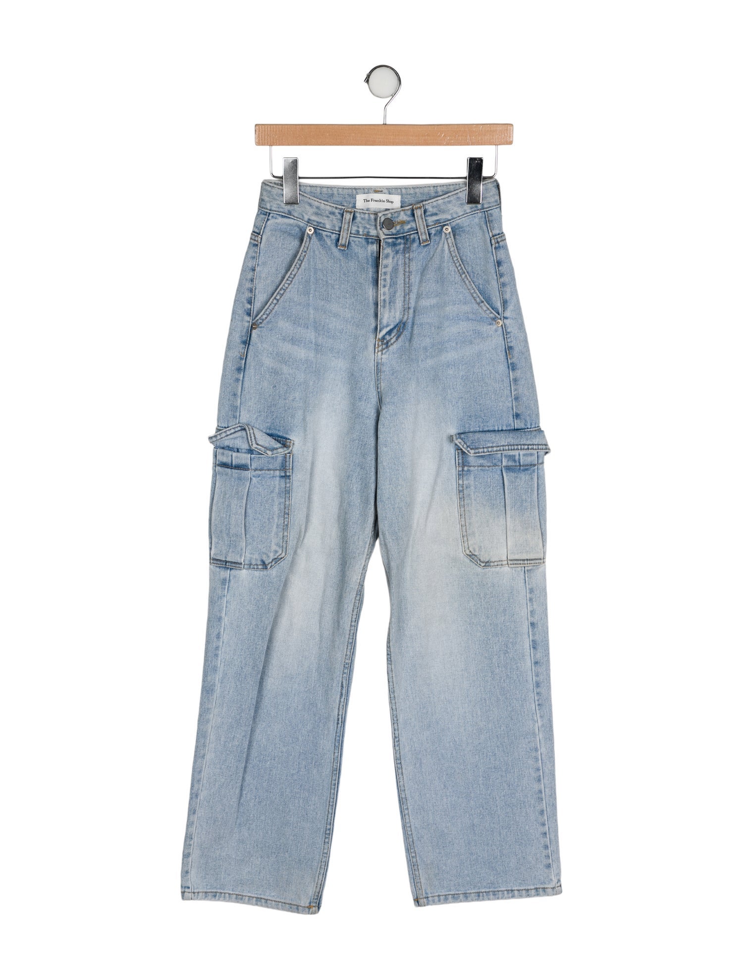 The Frankie Shop High-Rise Wide Leg Jeans