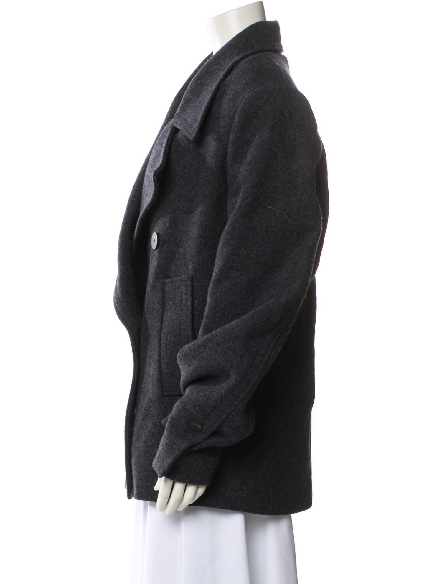 The Frankie Shop Wool Peacoat
