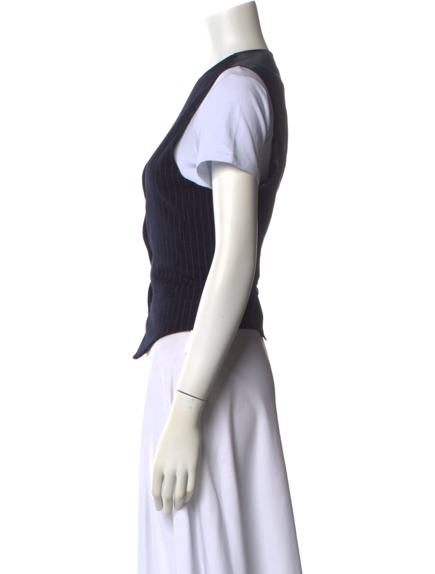 The Frankie Shop V-Neck Short Sleeve Crop Top