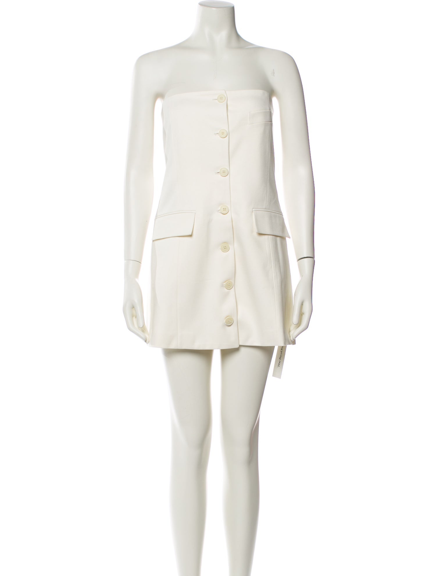 The Frankie Shop Strapless Mini Dress