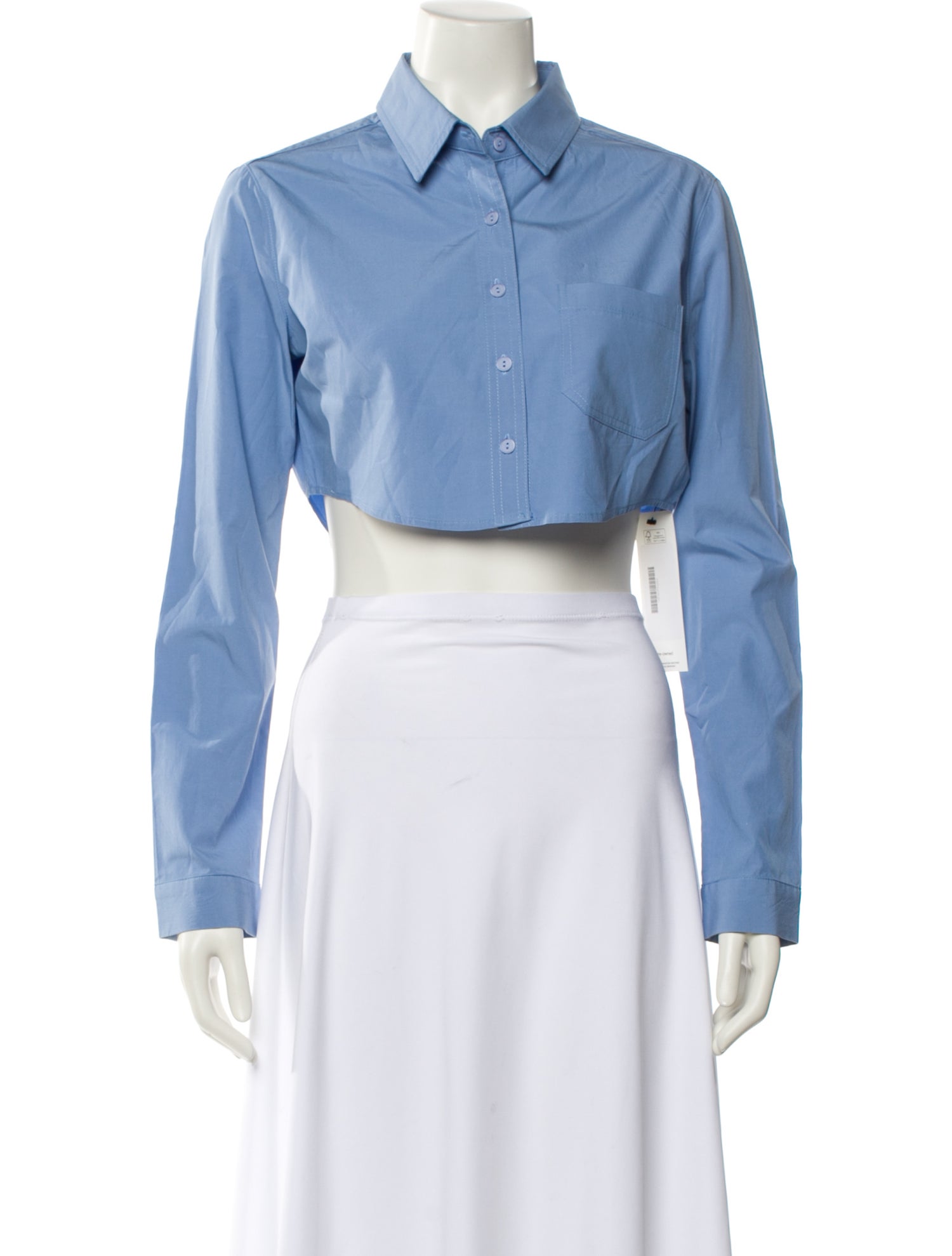 The Frankie Shop Long Sleeve Crop Top