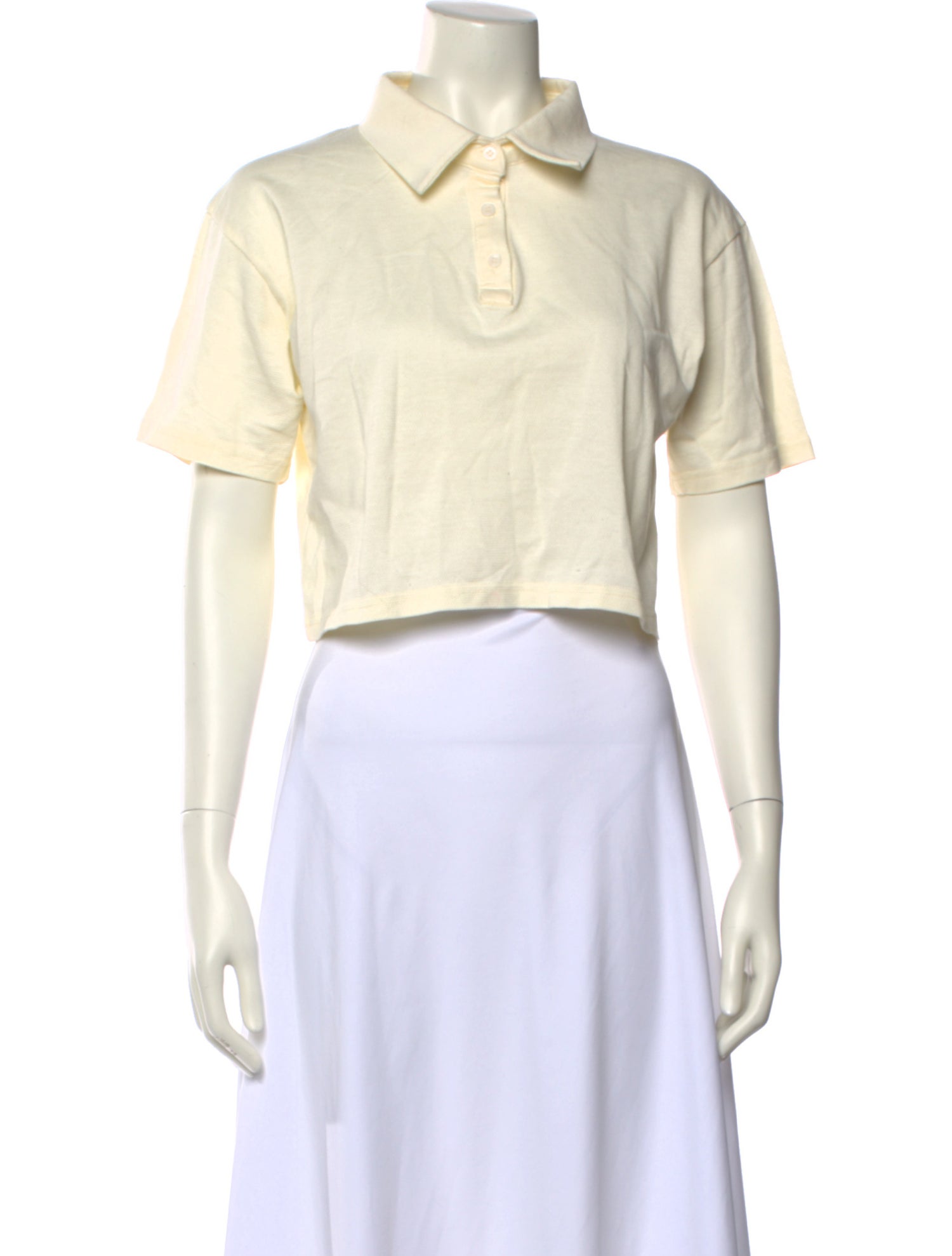 The Frankie Shop Short Sleeve Crop Top