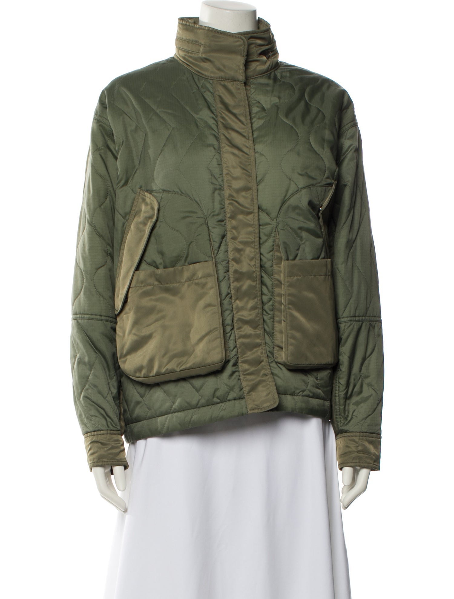The Frankie Shop Nylon Utility Jacket