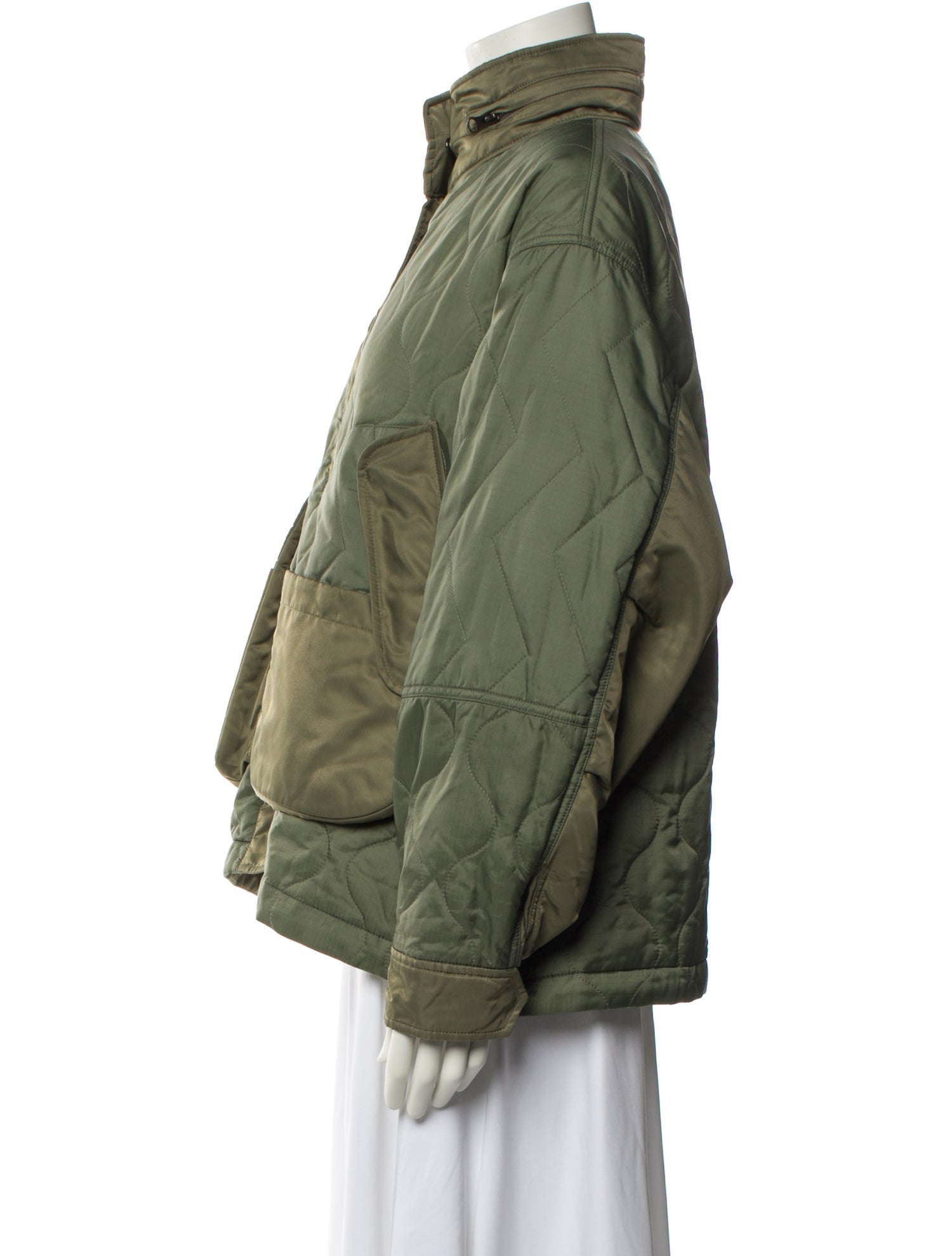 The Frankie Shop Nylon Utility Jacket