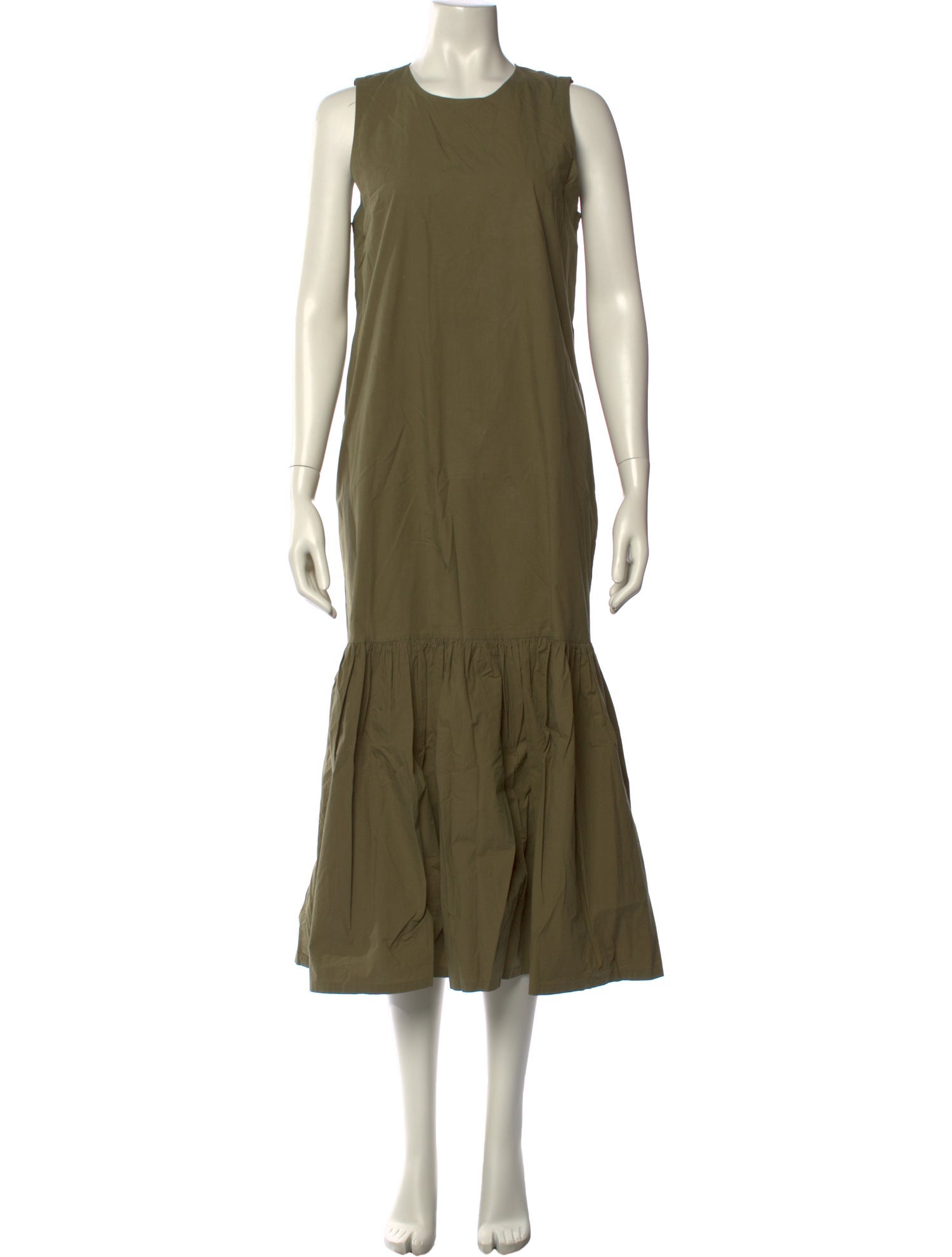 The Frankie Shop Crew Neck Long Dress