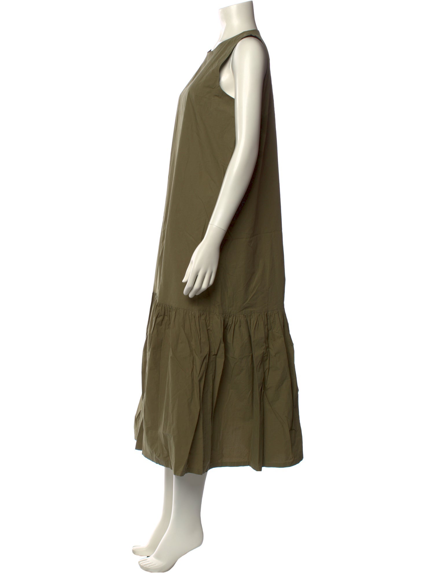 The Frankie Shop Crew Neck Long Dress