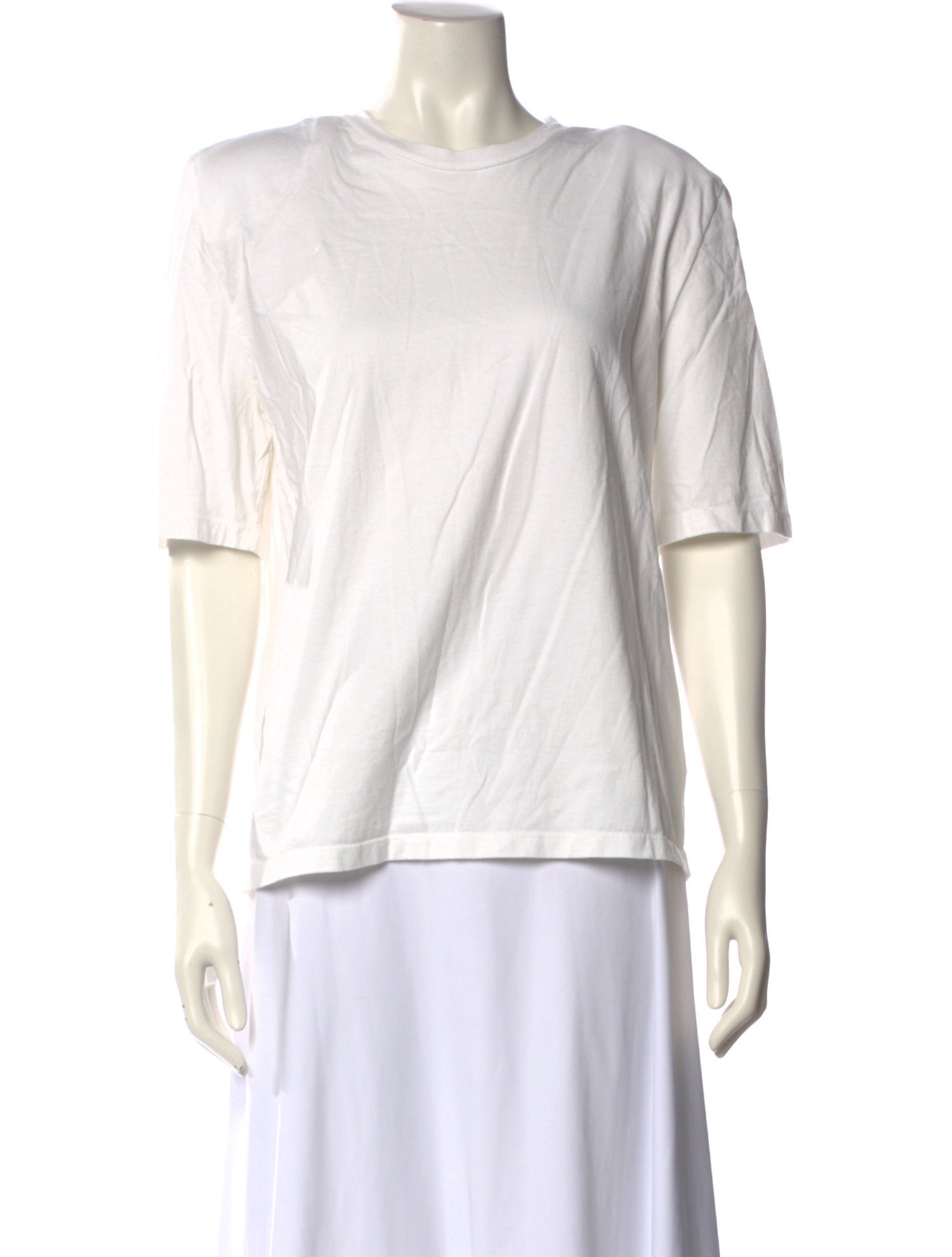 The Frankie Shop Scoop Neck Short Sleeve T-Shirt