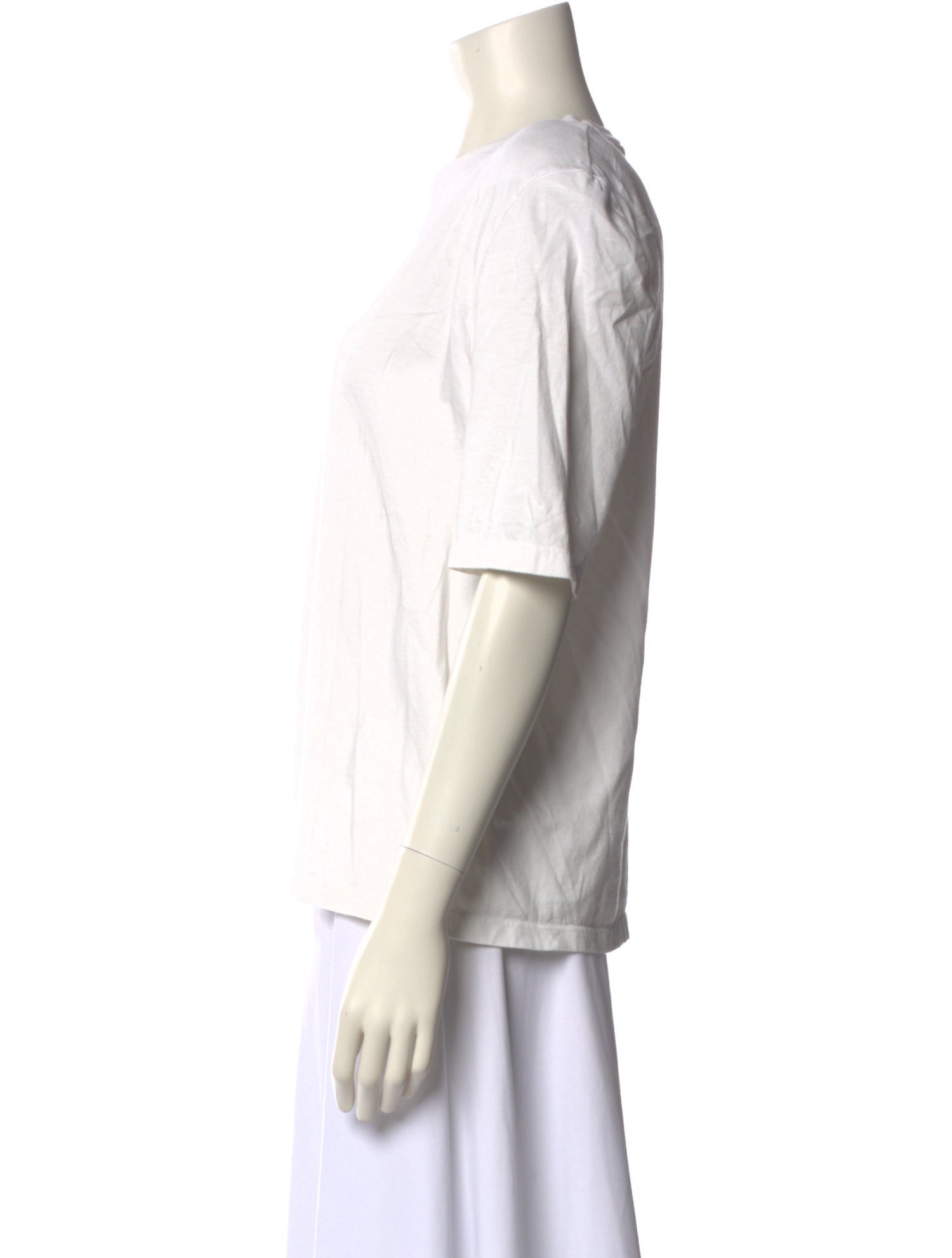 The Frankie Shop Scoop Neck Short Sleeve T-Shirt