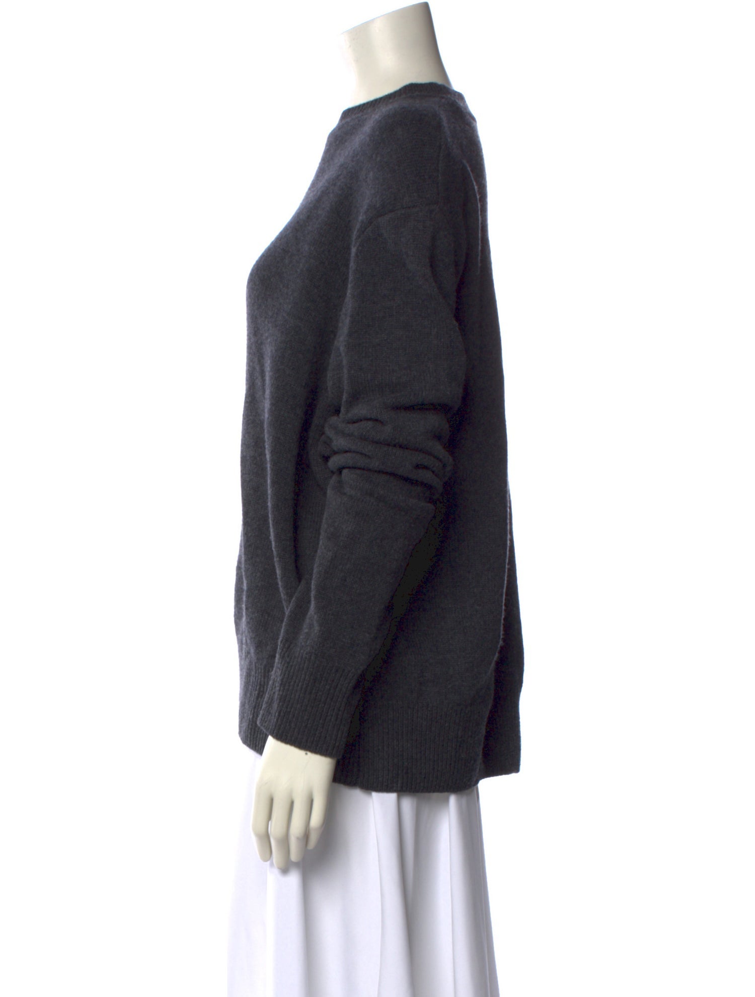 The Frankie Shop Merino Wool Crew Neck Sweater