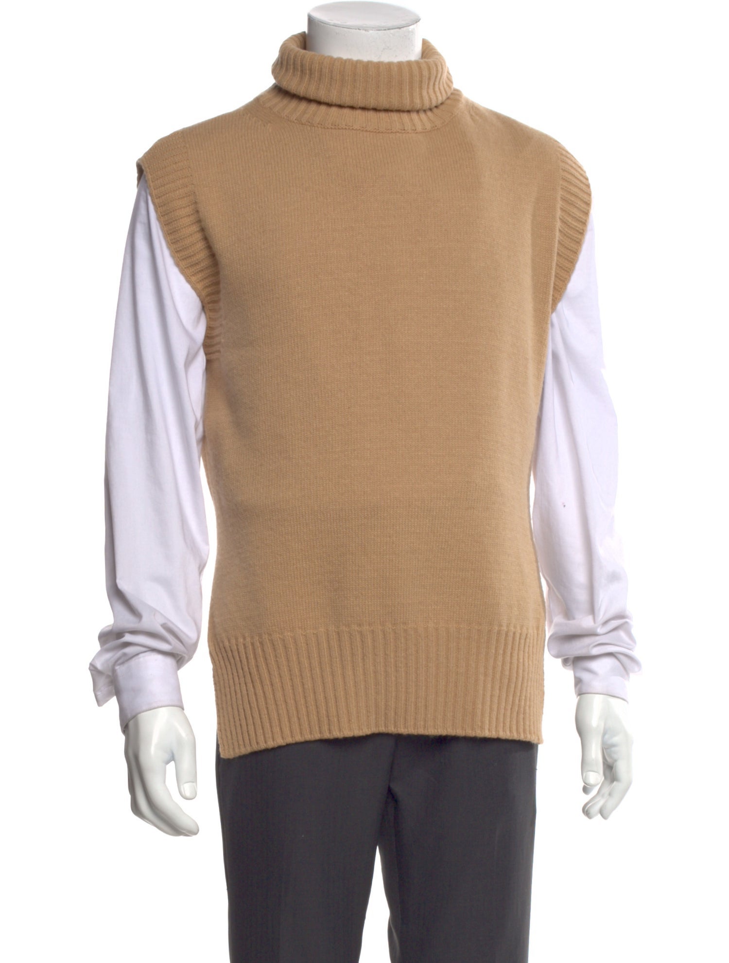 The Frankie Shop Turtleneck Short Sleeve Sweater Vest