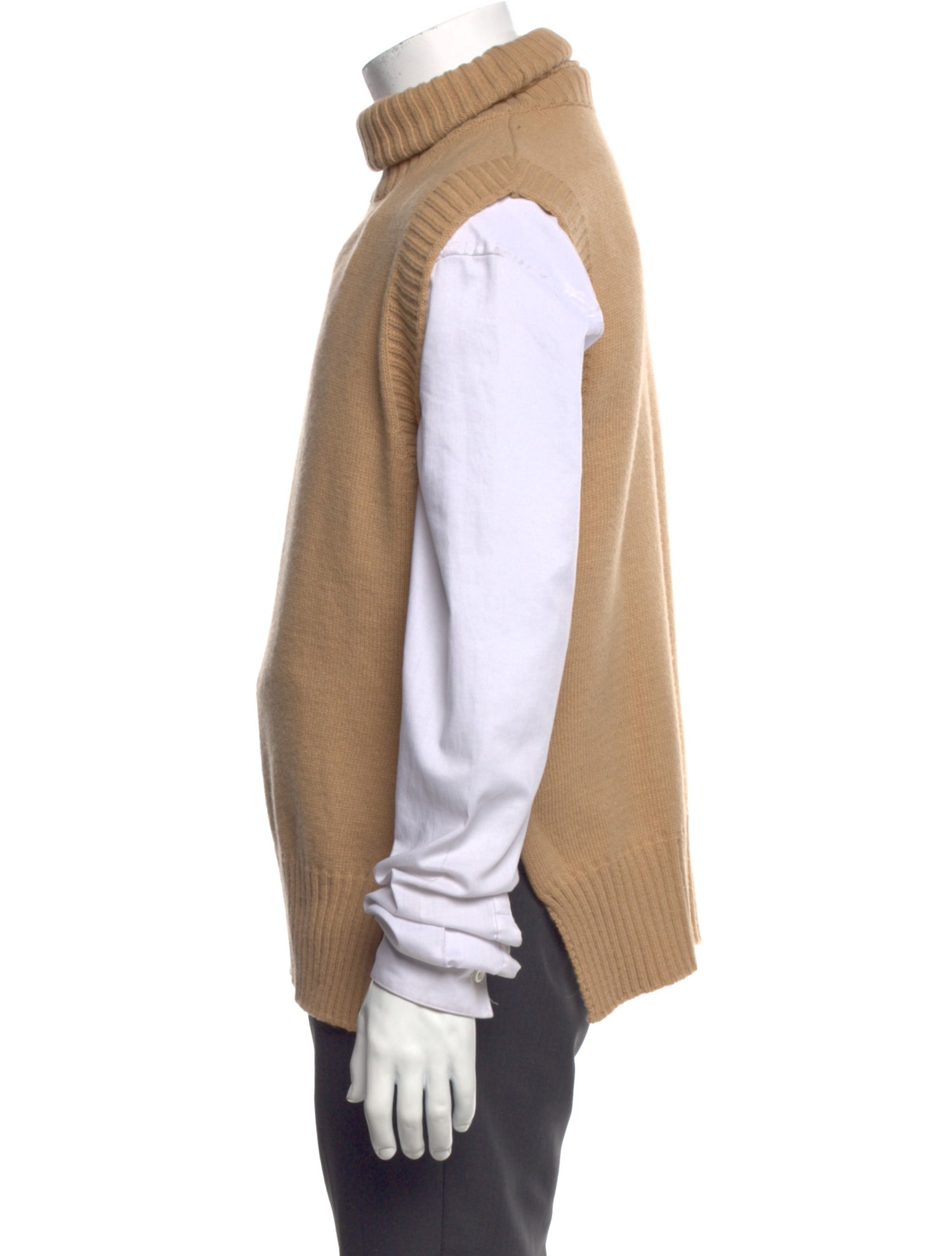 The Frankie Shop Turtleneck Short Sleeve Sweater Vest