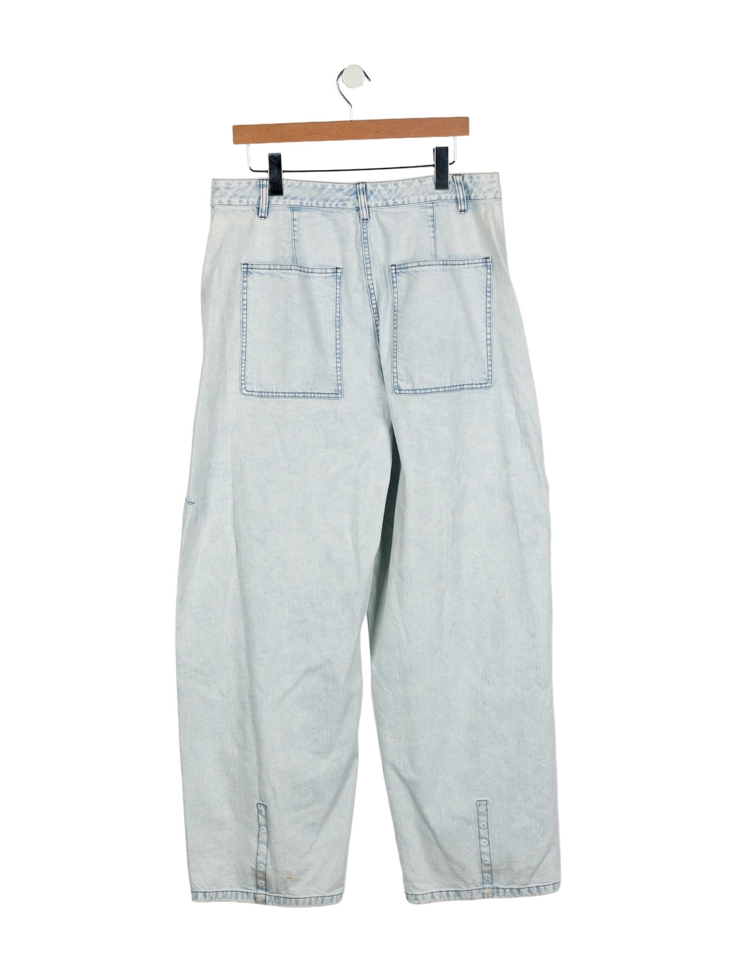 Tibi High-Rise Wide Leg Jeans