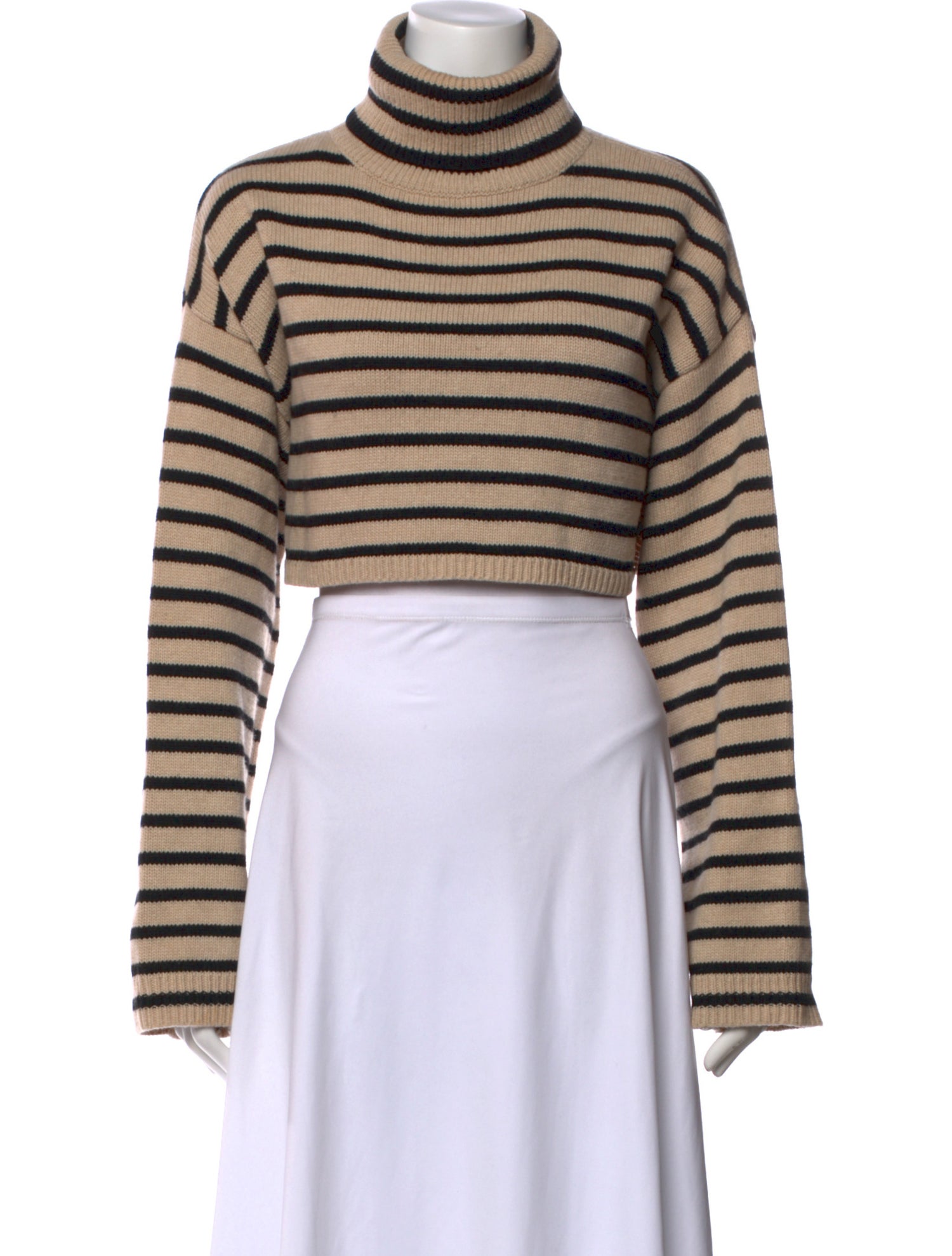 The Frankie Shop Striped Turtleneck Sweater