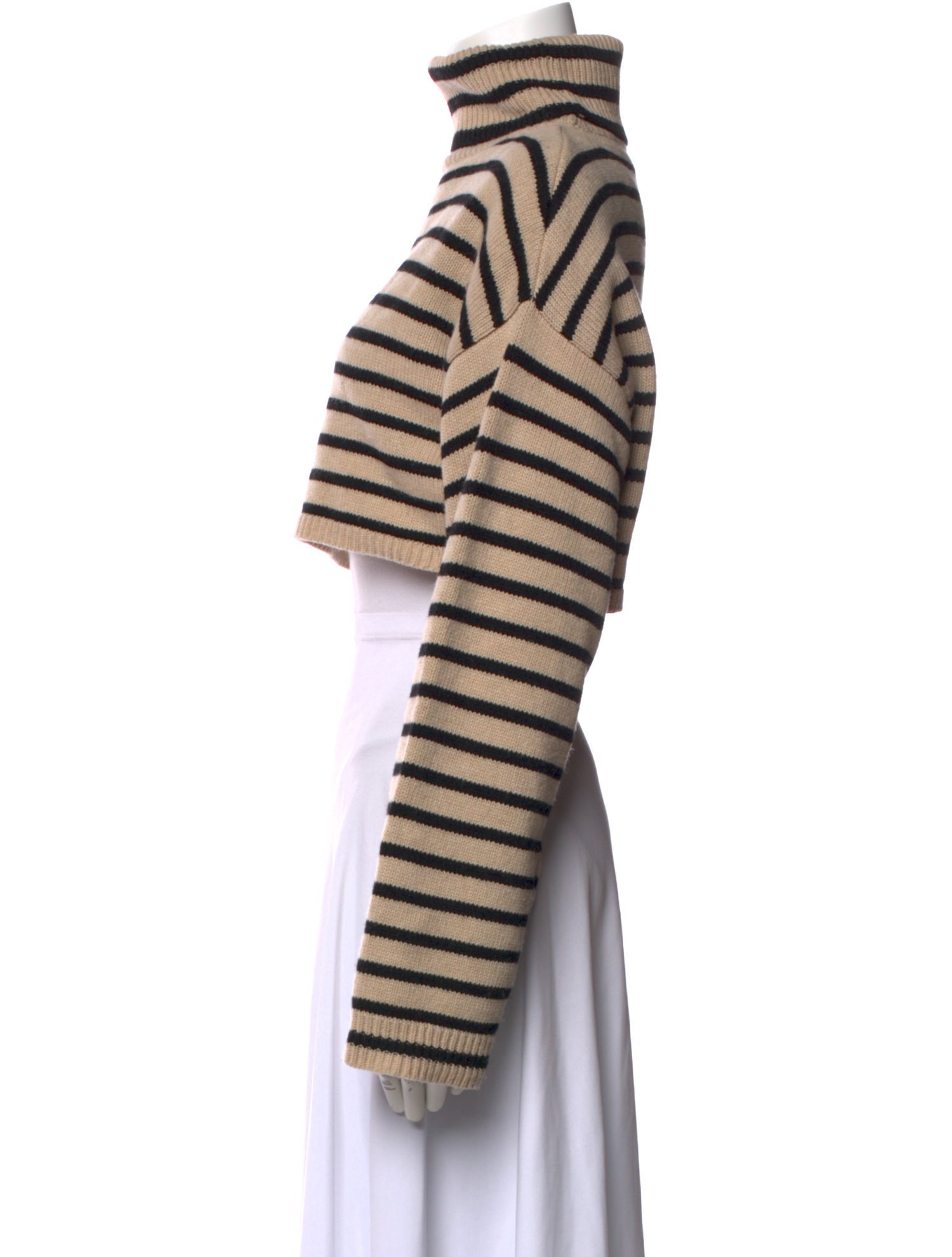 The Frankie Shop Striped Turtleneck Sweater