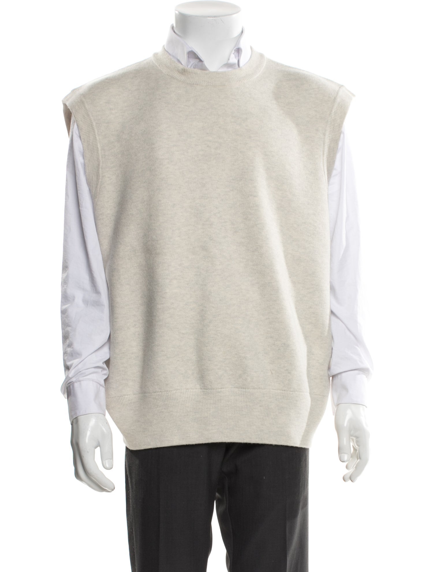 The Frankie Shop Crew Neck Sleeveless Sweater Vest