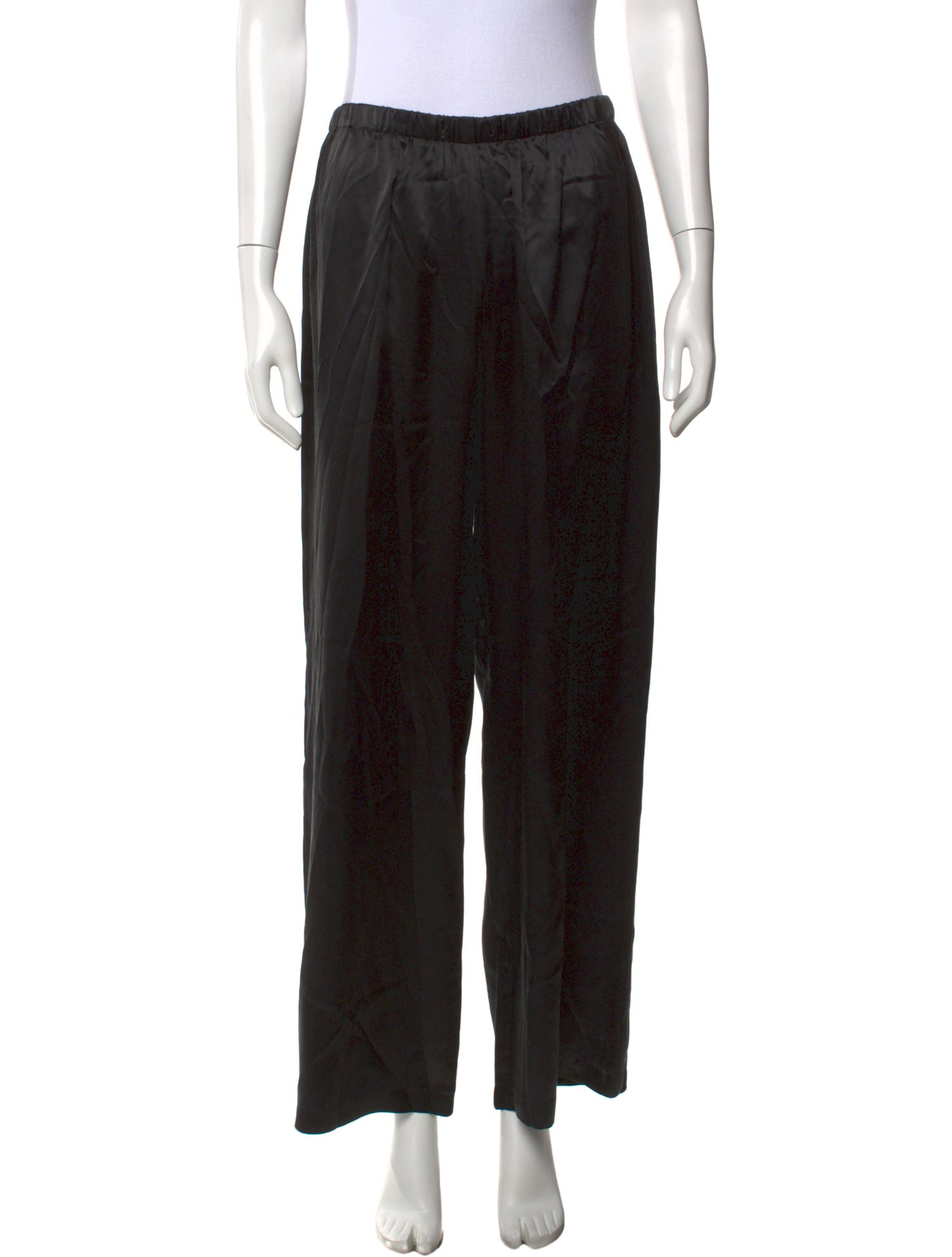 Silk Wide Leg Pants