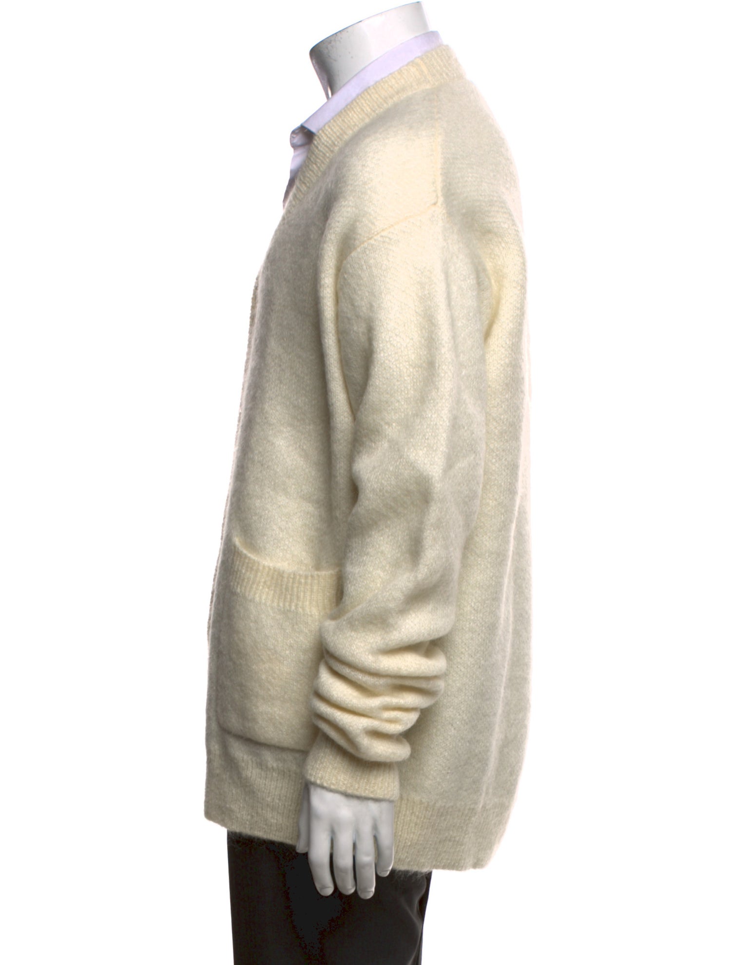 The Frankie Shop Mohair V-Neck Pullover