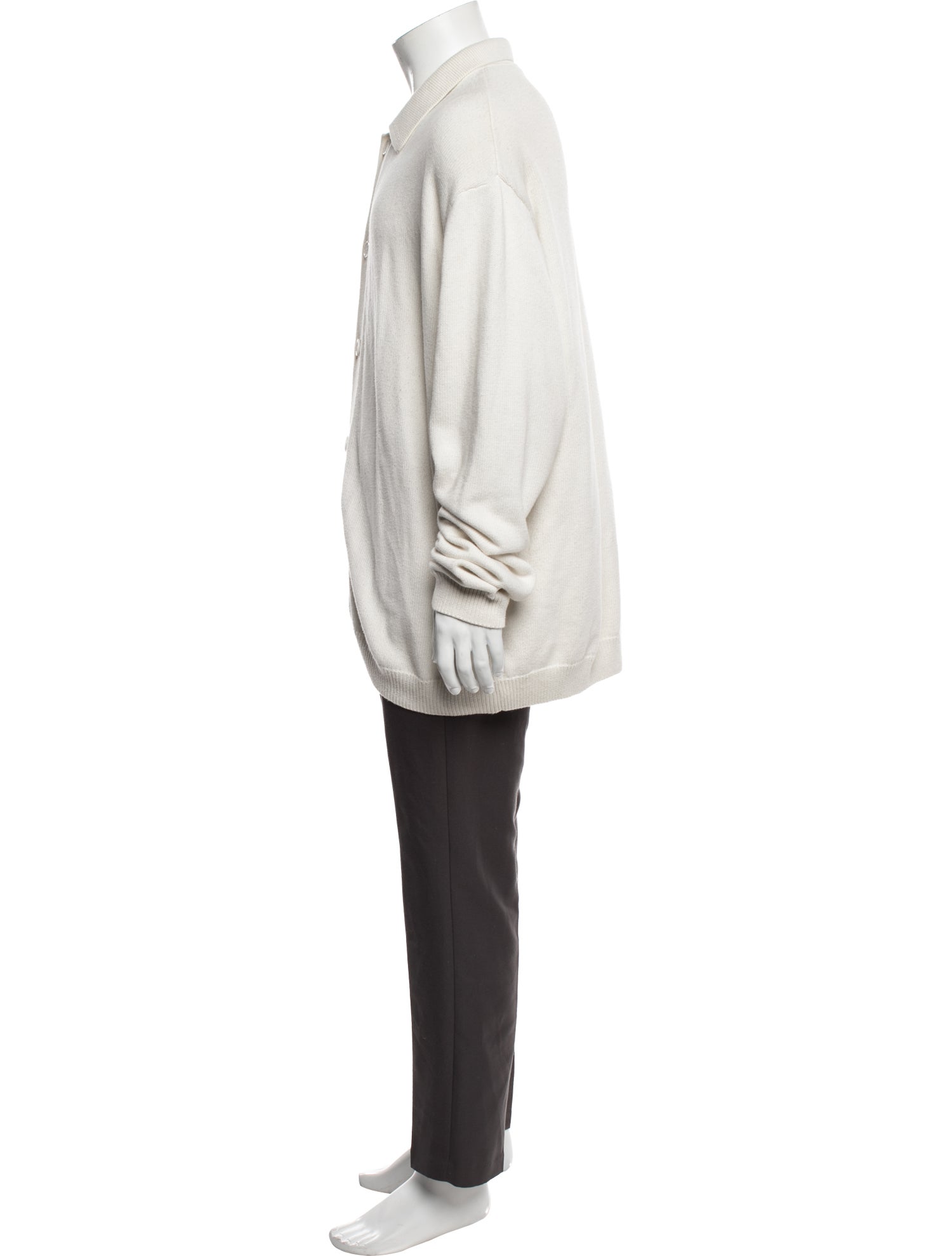 The Frankie Shop Collar Long Sleeve Cardigan