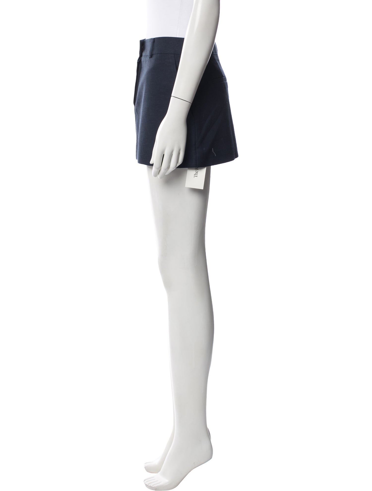 The Frankie Shop Pleated Accents Mini Skirt