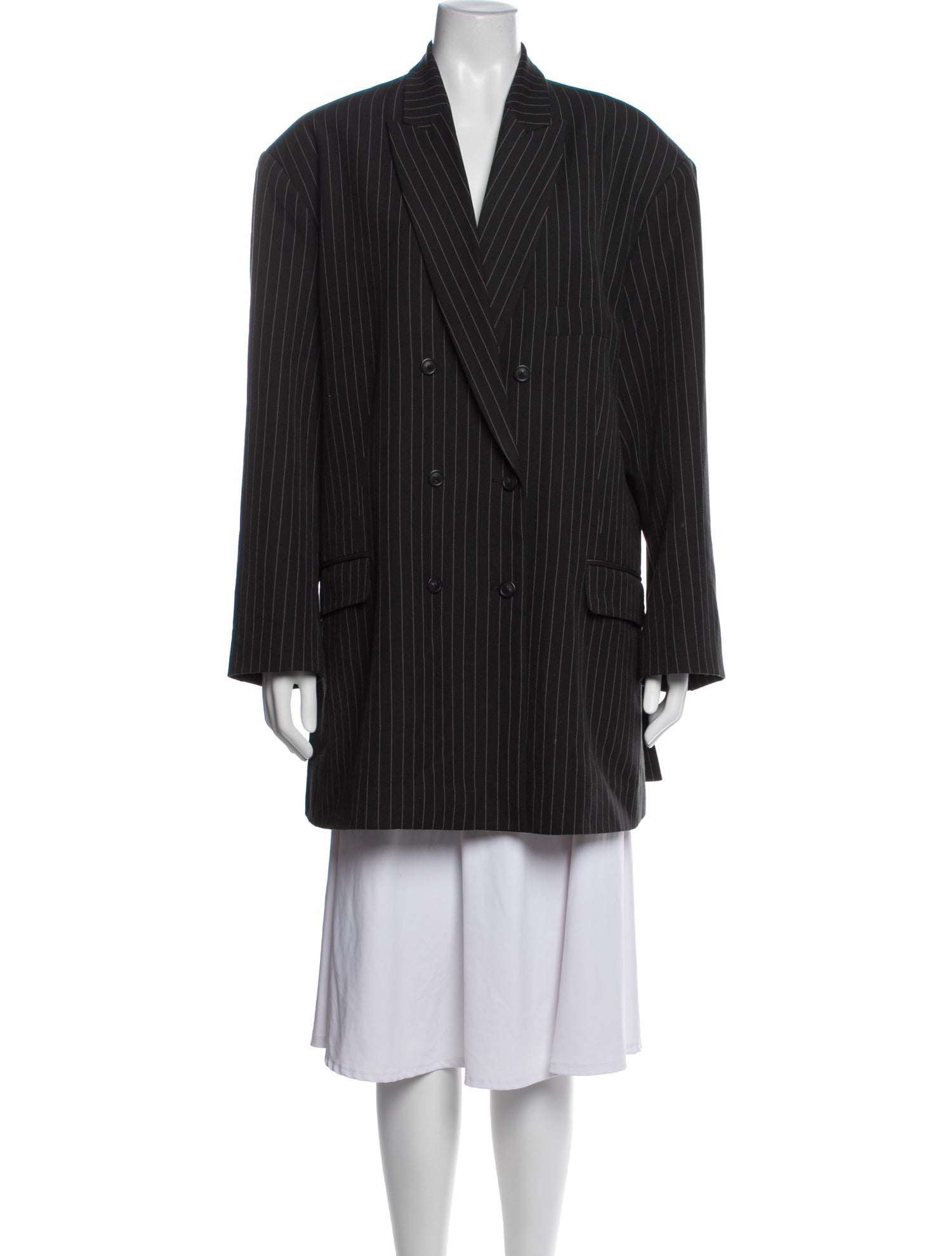 The Frankie Shop Striped Blazer