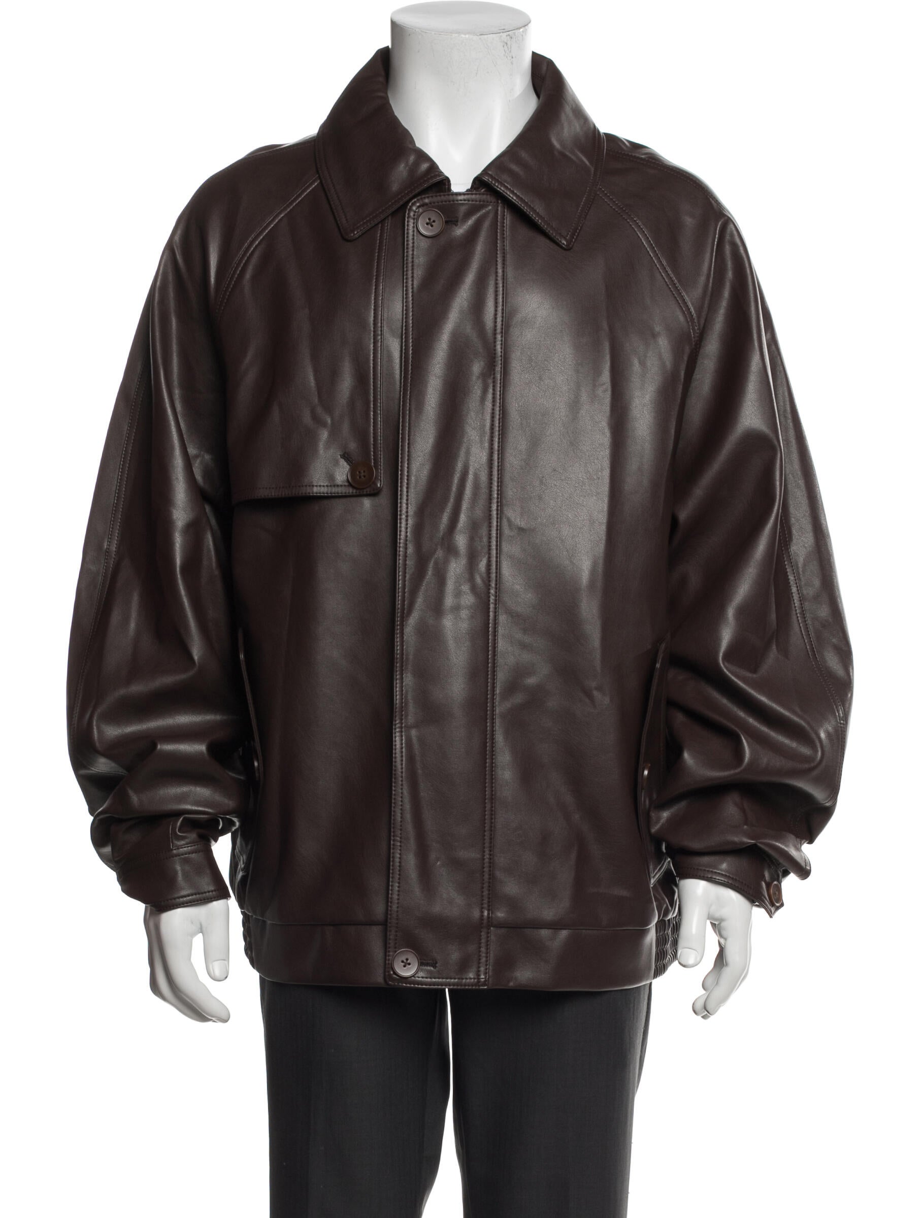 Neil Barrett Leather Jacket - Brown Outerwear, Clothing - NEB26767