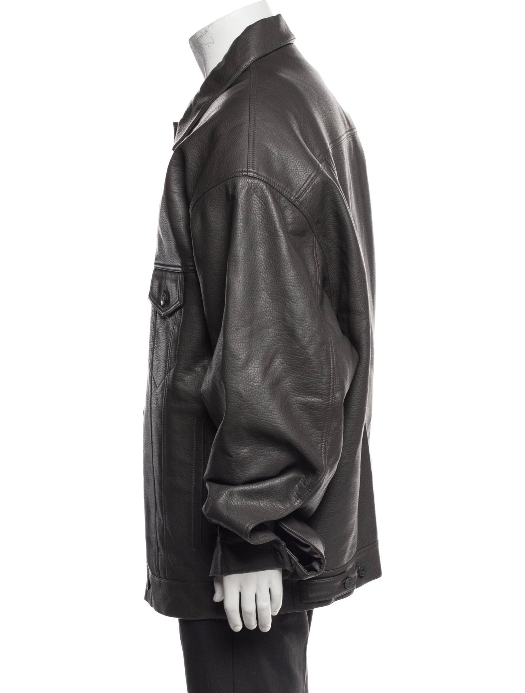 Neil Barrett Leather Jacket - Brown Outerwear, Clothing - NEB26767