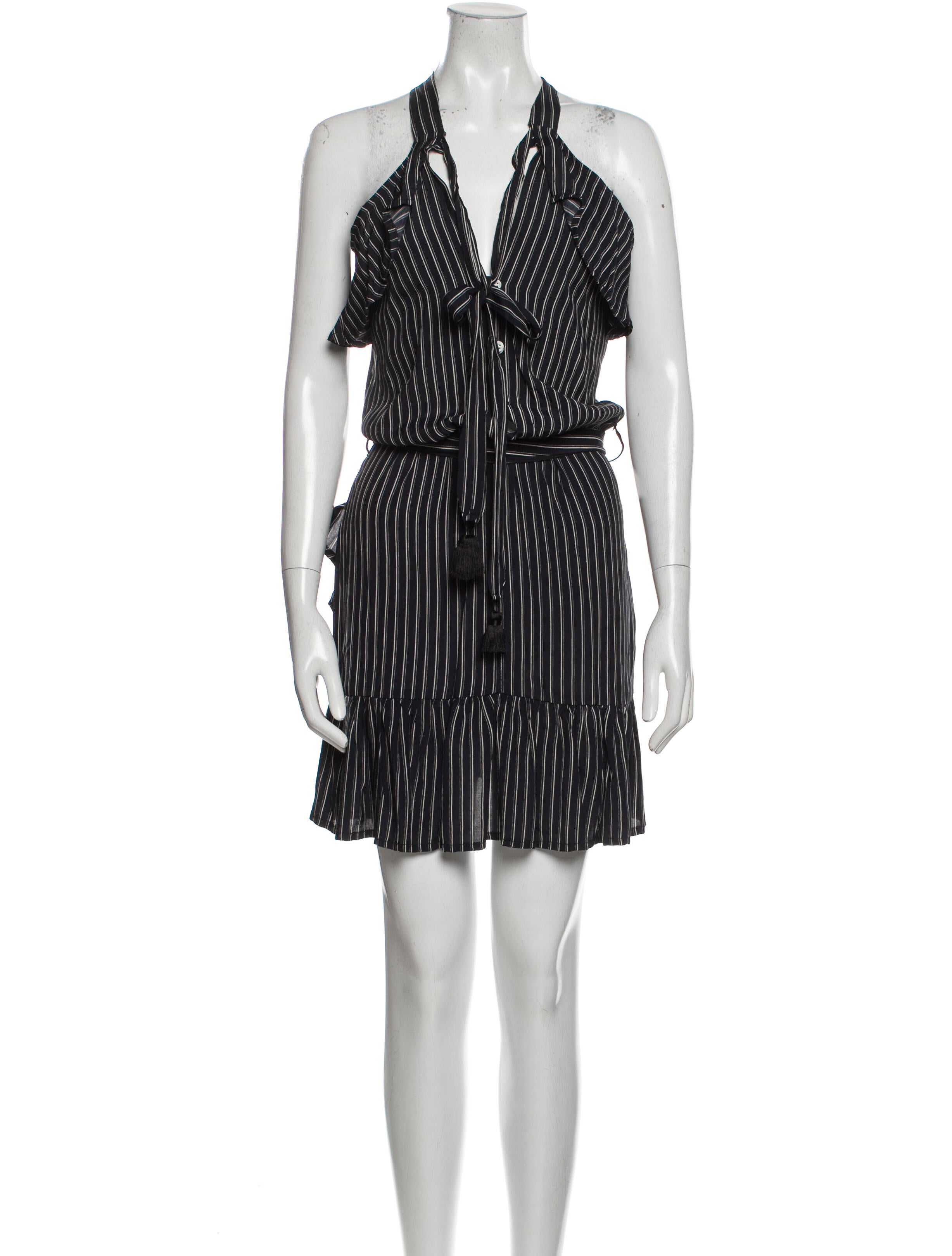 Faithfull The Brand Striped Mini Dress