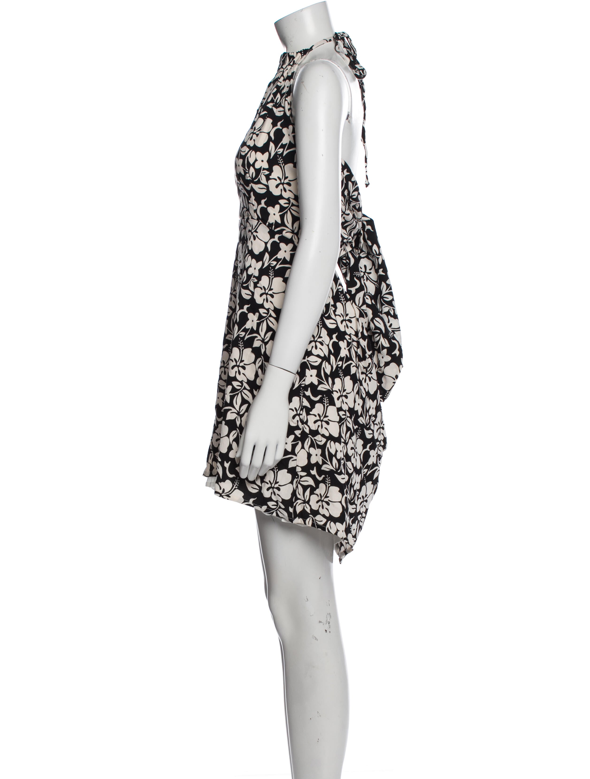 Faithfull The Brand Floral Print Mini Dress