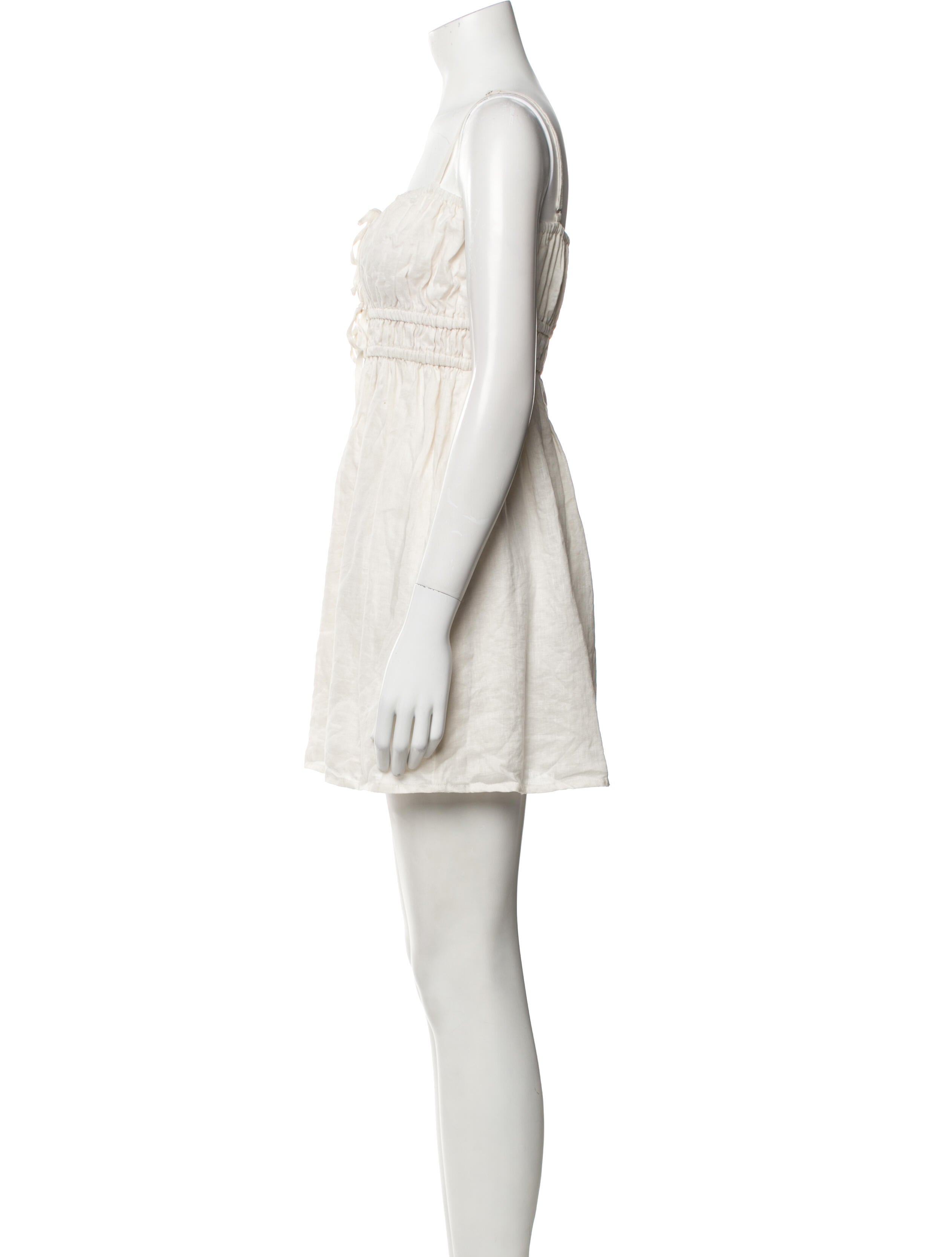 Faithfull The Brand Linen Mini Dress