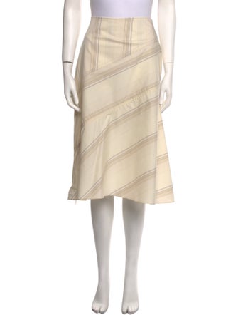 Faithfull The Brand Striped Midi Length Skirt