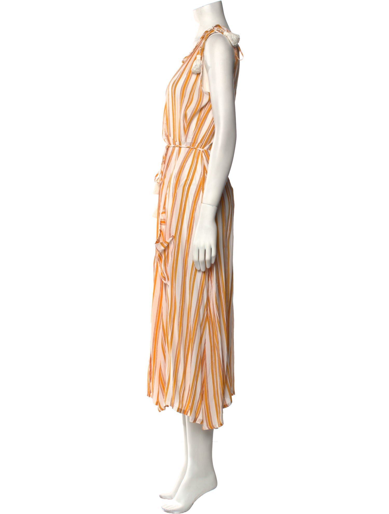 Faithfull The Brand Striped Long Dress